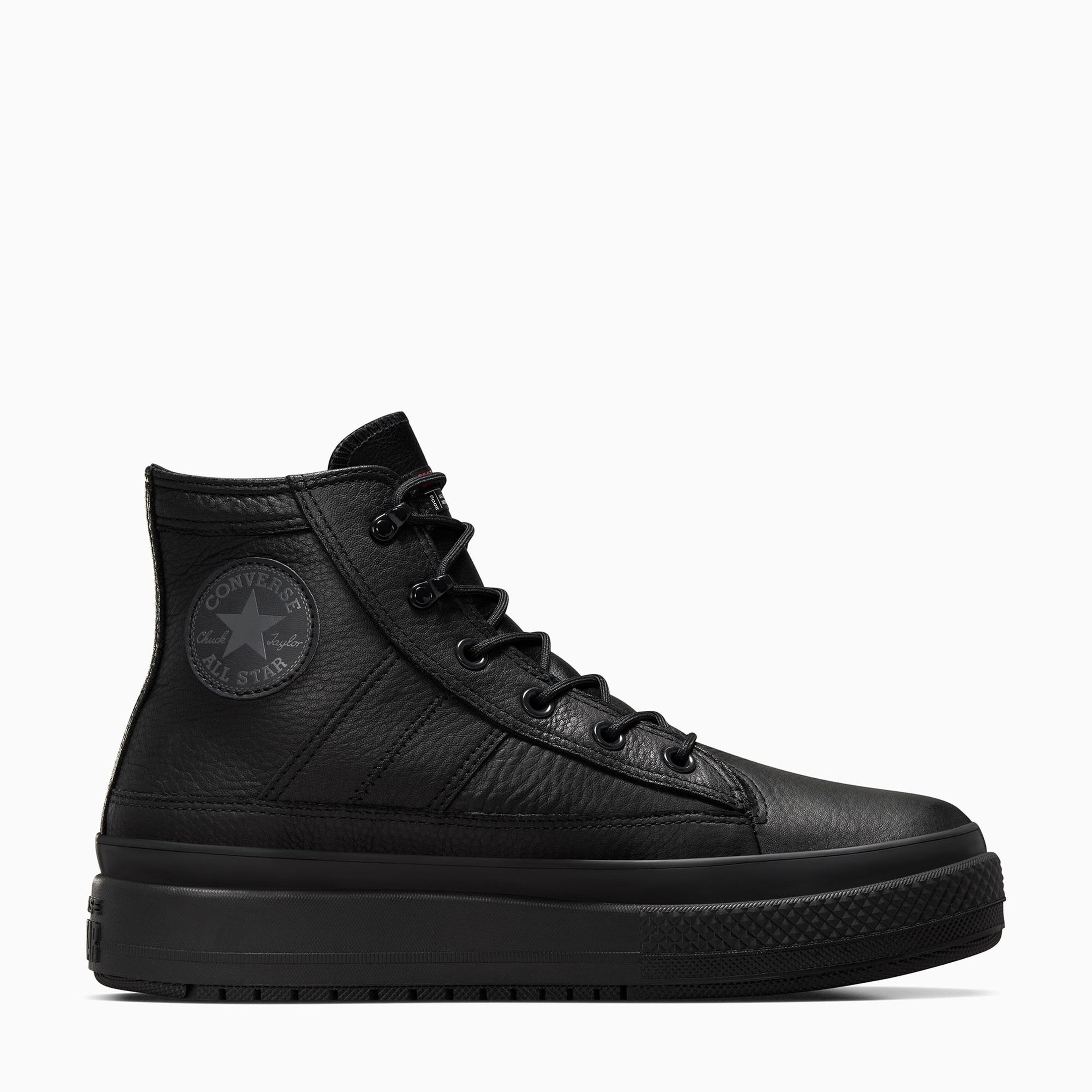 Converse Chuck Taylor All Star Equip Unisex Siyah Deri Su Geçirmez Bot