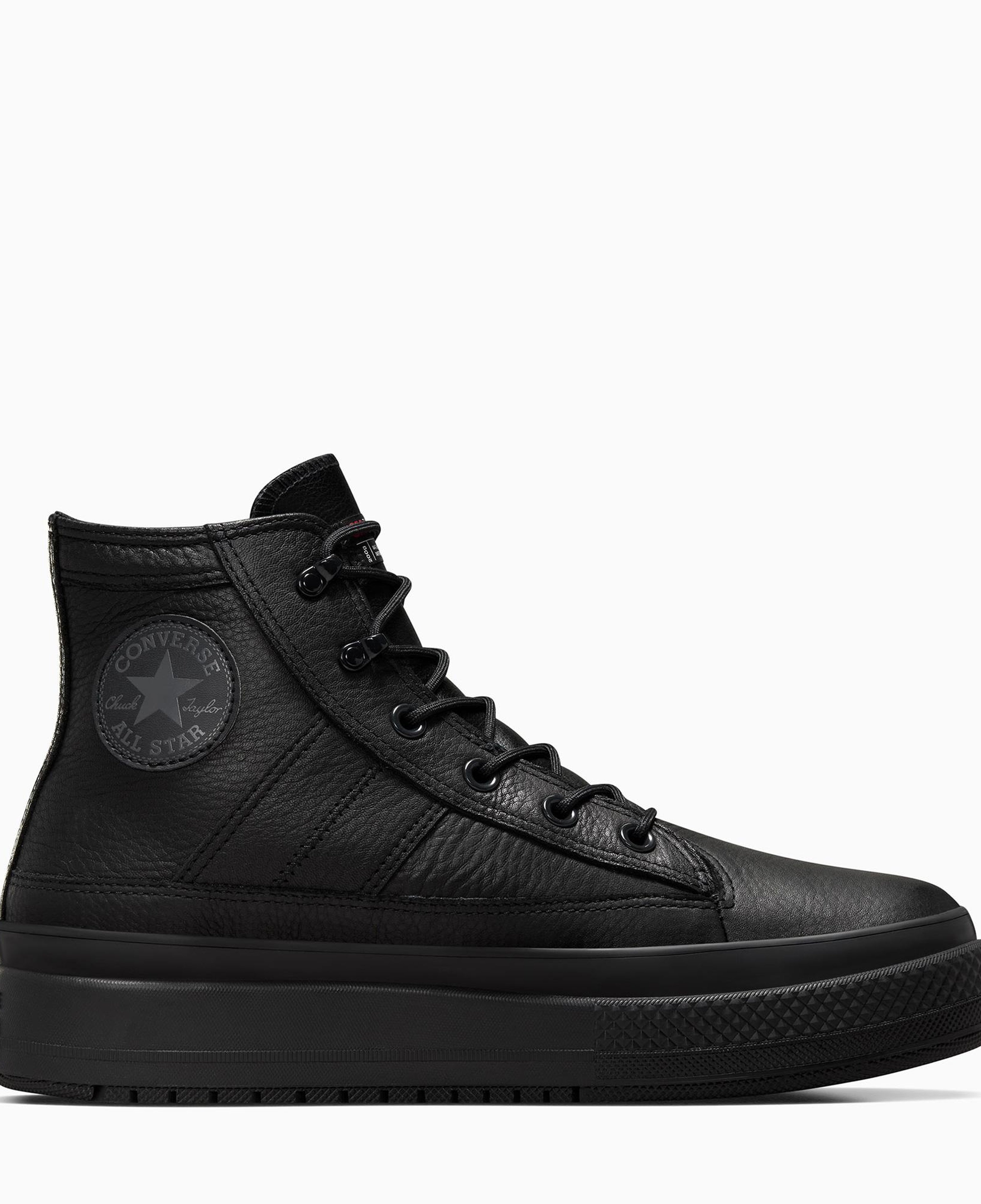 Converse Chuck Taylor All Star Equip Unisex Siyah Deri Su Geçirmez Bot
