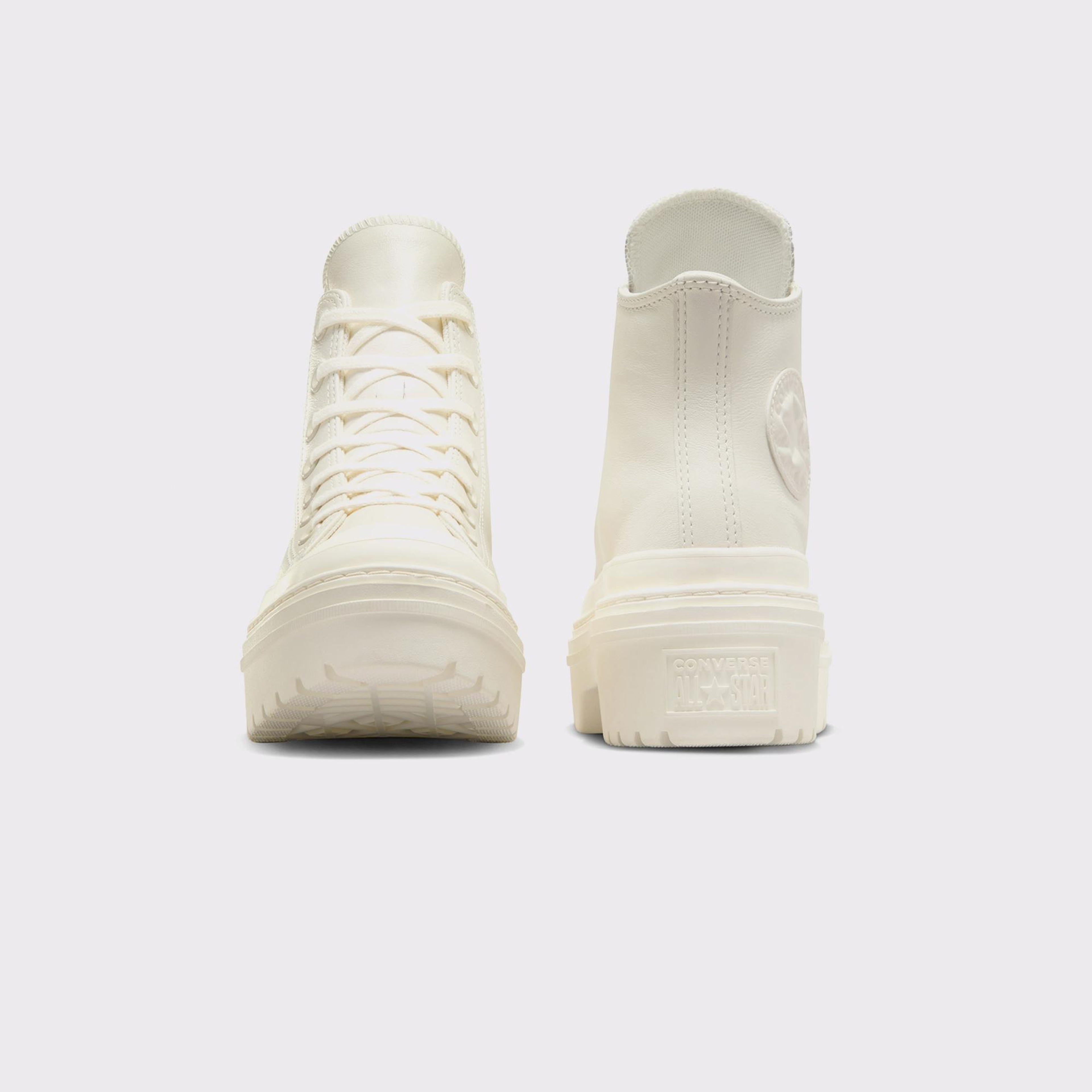 Converse Chuck Taylor All Star Lugged Heel Kadın Bej Deri Platform Bot