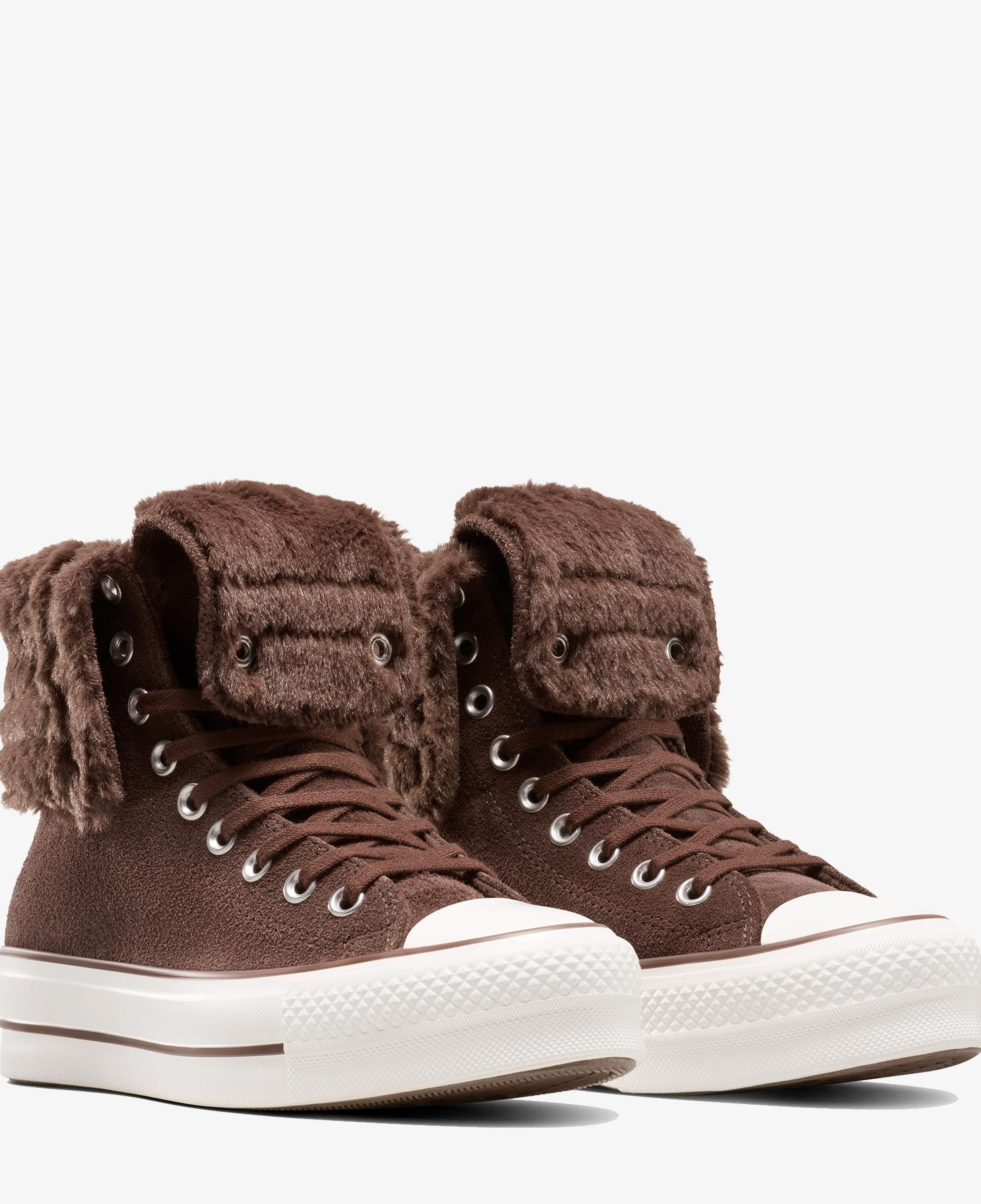 Converse Chuck Taylor All Star Fold Over Lift Kadın Kahverengi Sneaker