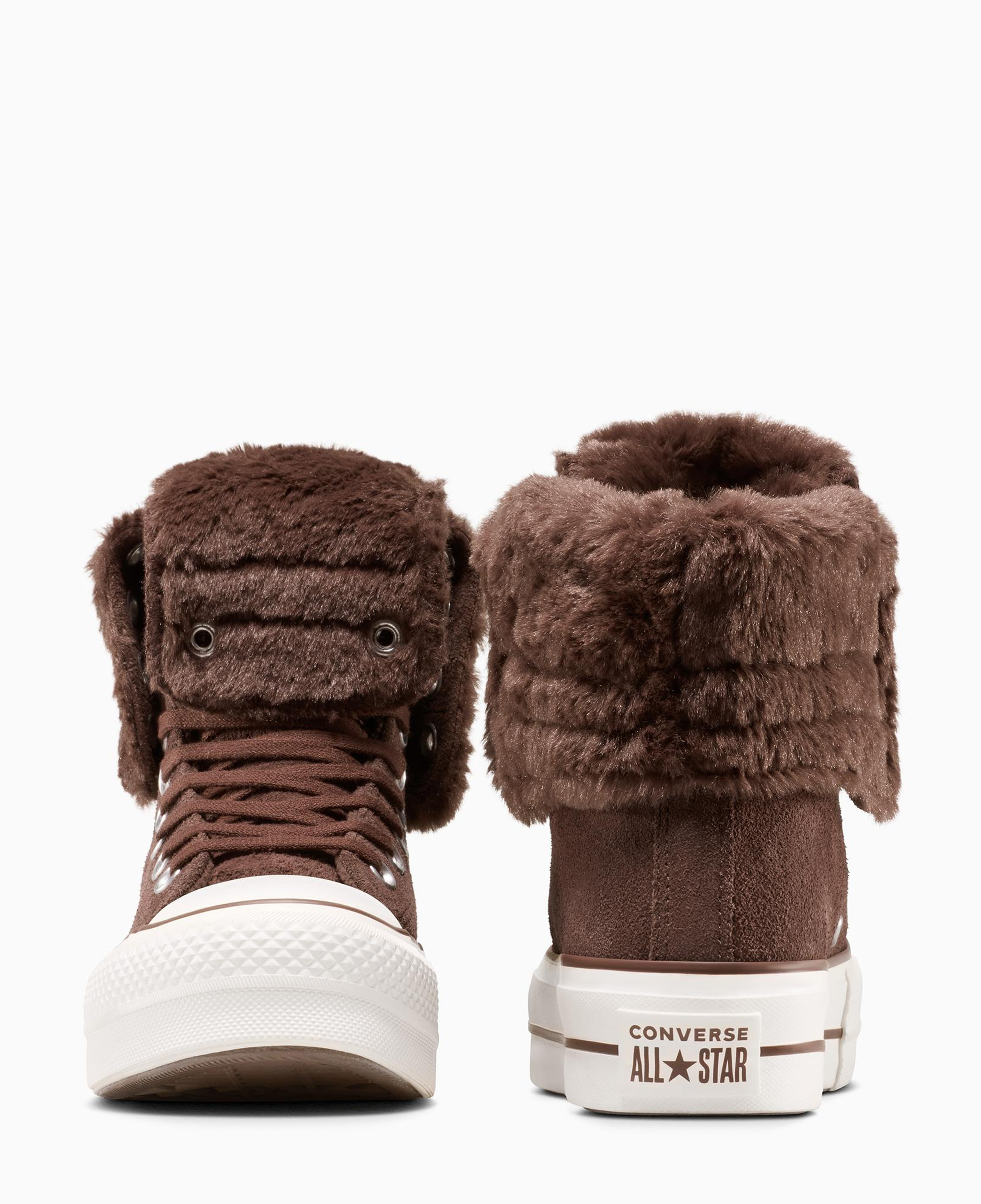 Converse Chuck Taylor All Star Fold Over Lift Kadın Kahverengi Sneaker
