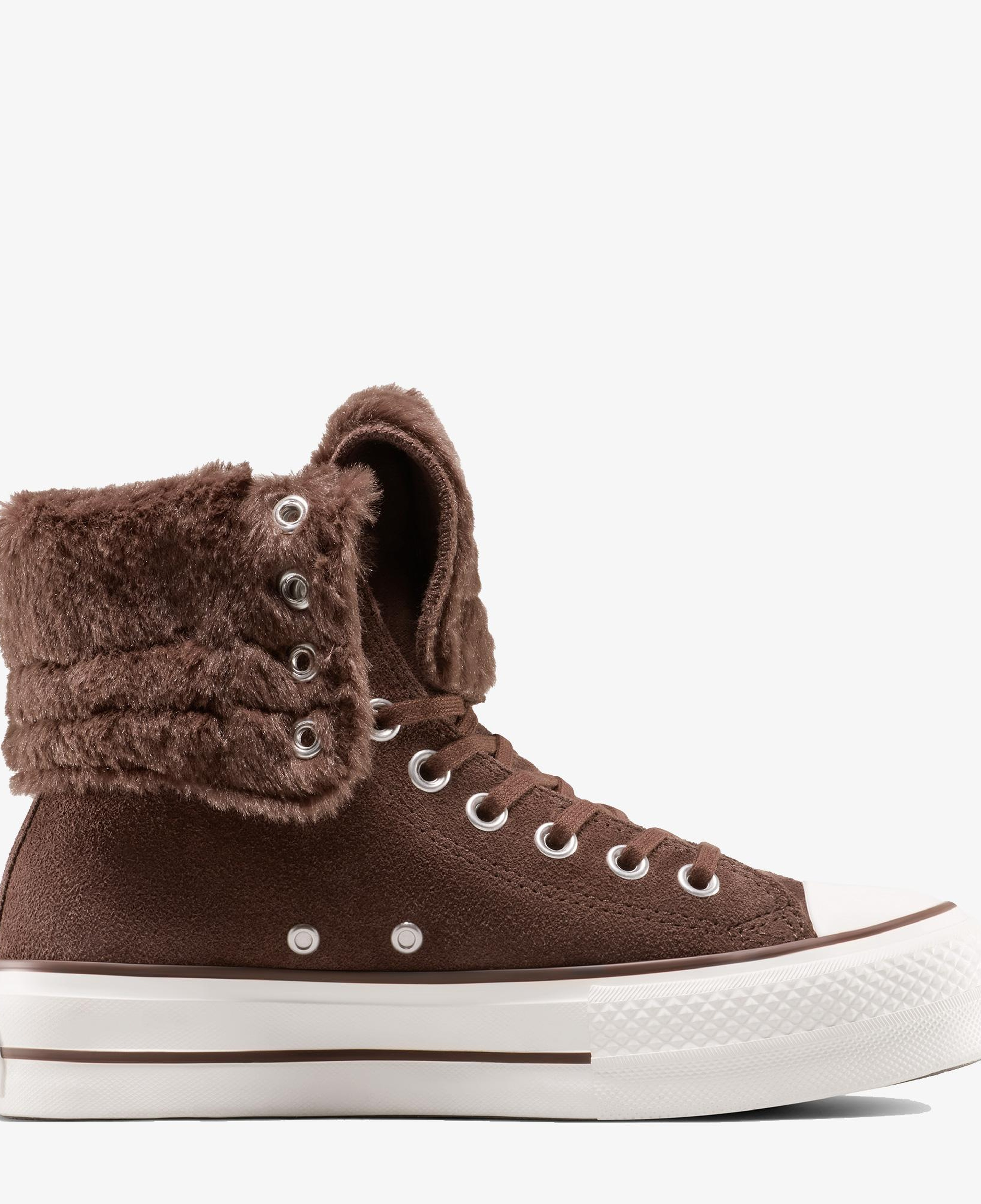 Converse Chuck Taylor All Star Fold Over Lift Kadın Kahverengi Sneaker