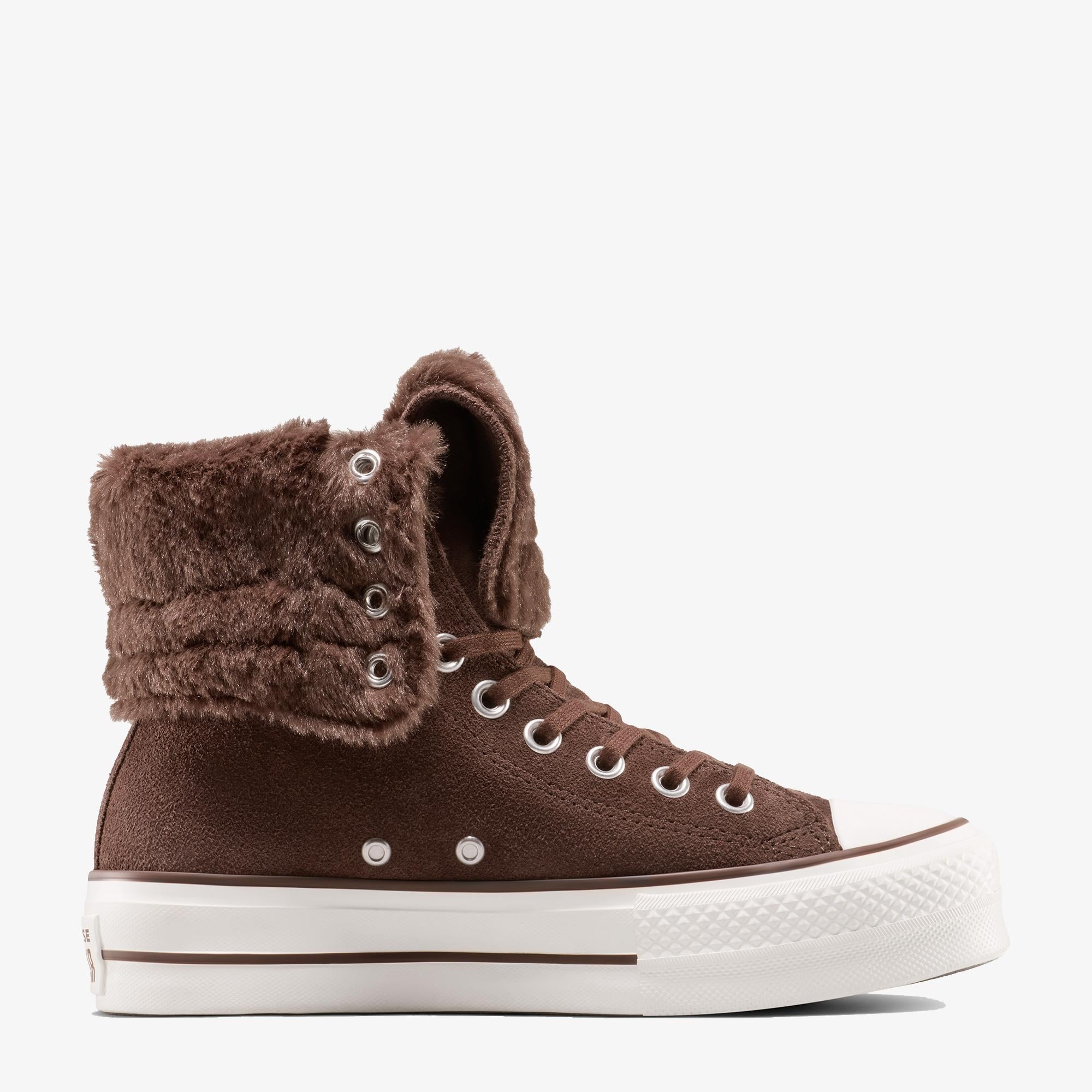 Converse Chuck Taylor All Star Fold Over Lift Kadın Kahverengi Sneaker