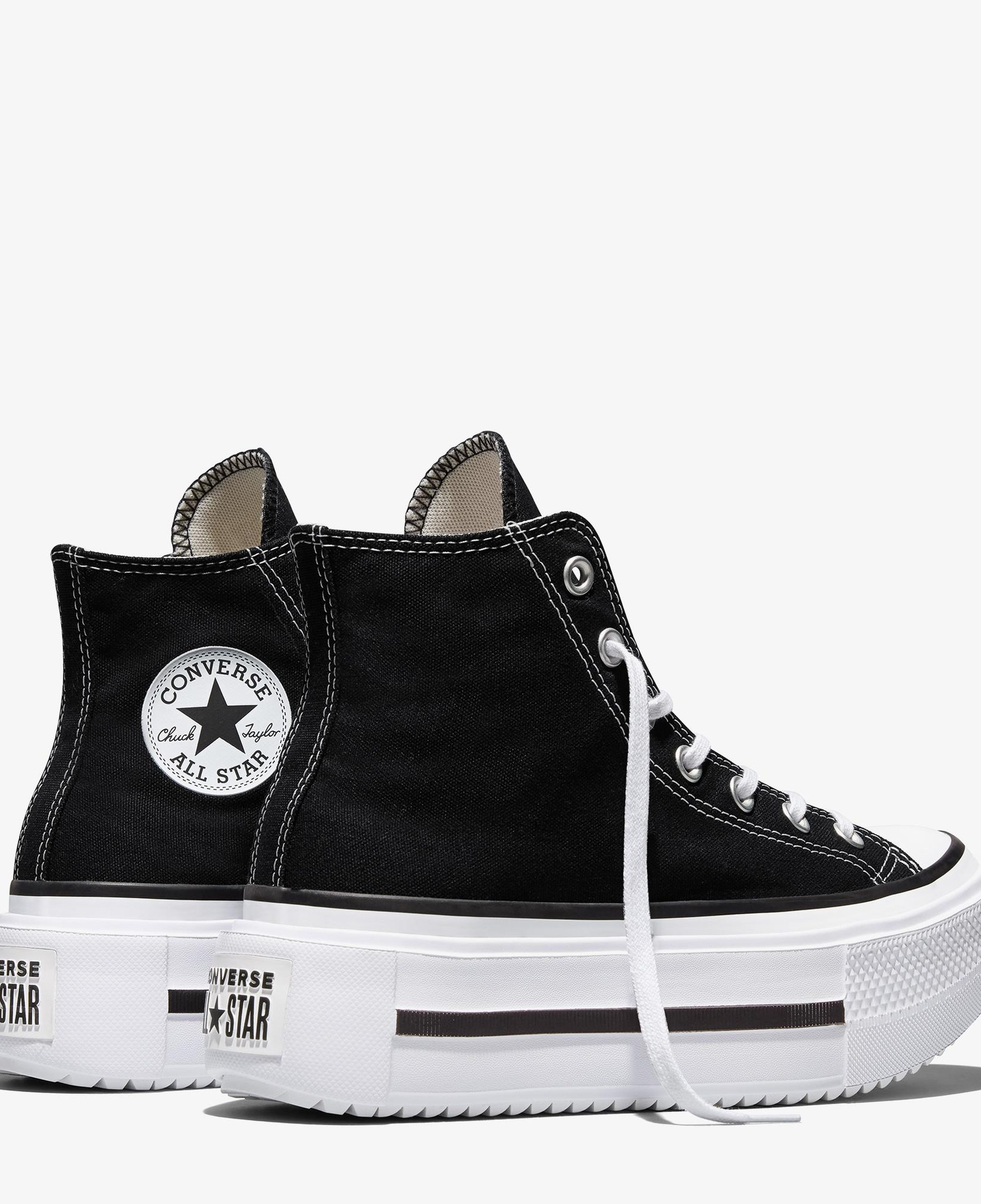 Converse Chuck Taylor All Star Lift Double Stack Unisex Siyah Sneaker