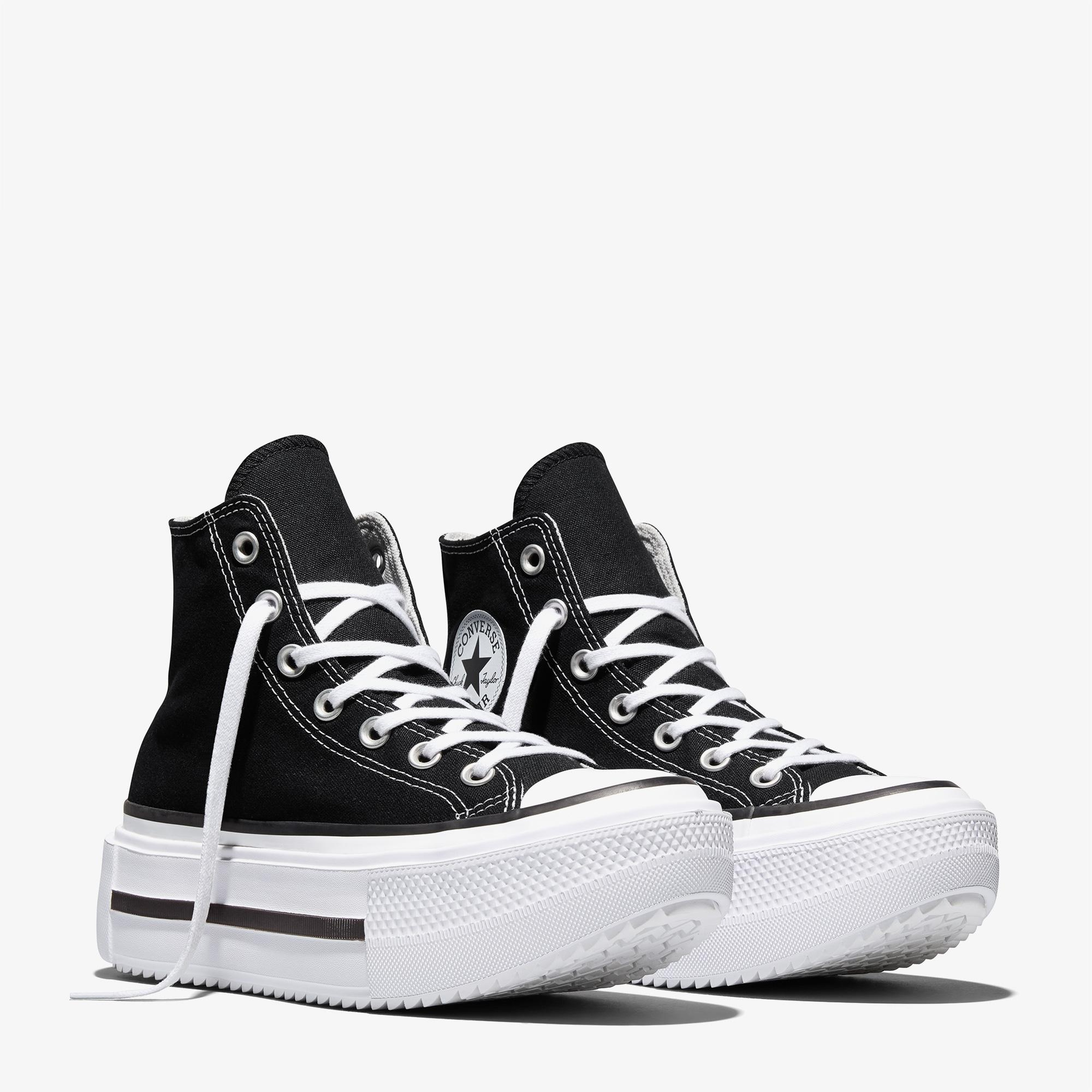 Converse Chuck Taylor All Star Lift Double Stack Unisex Siyah Sneaker