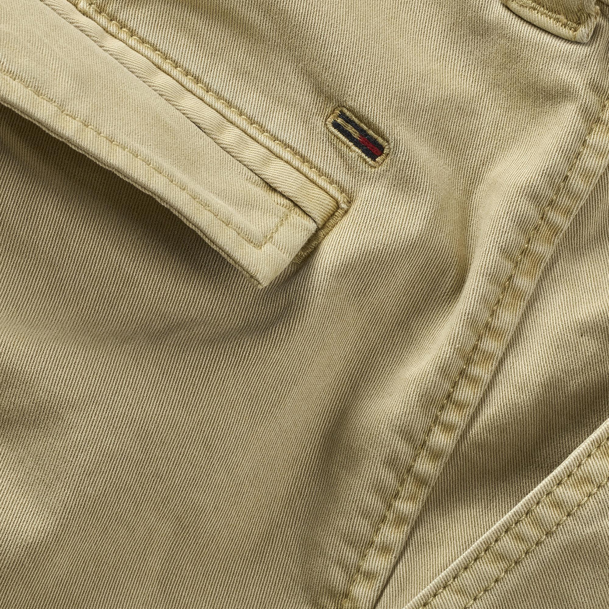 Tommy Jeans Mini Front Pleats Kadın Bej Etek