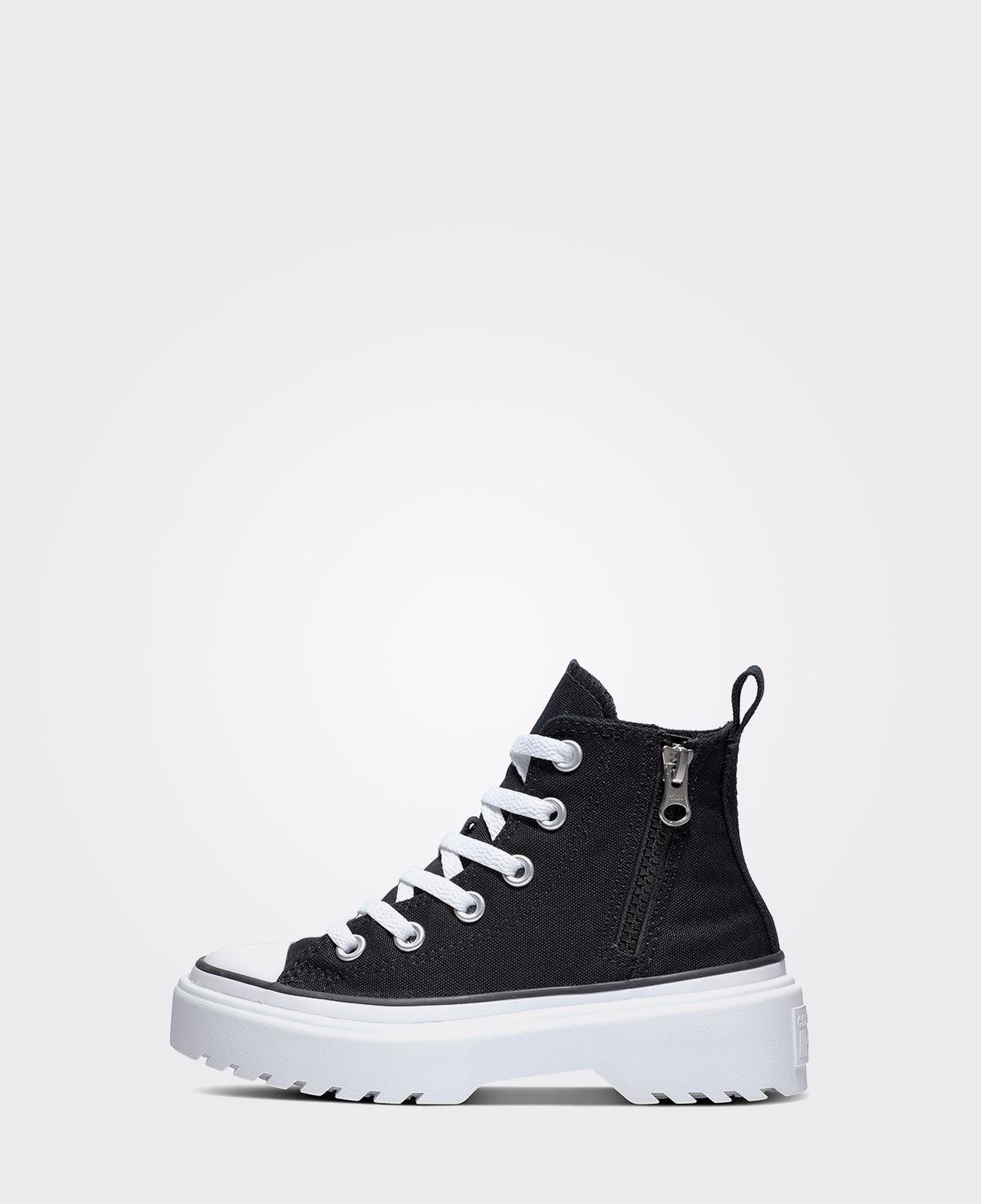 Converse Chuck Taylor All Star Lugged Lift Çocuk Siyah Platform Bot