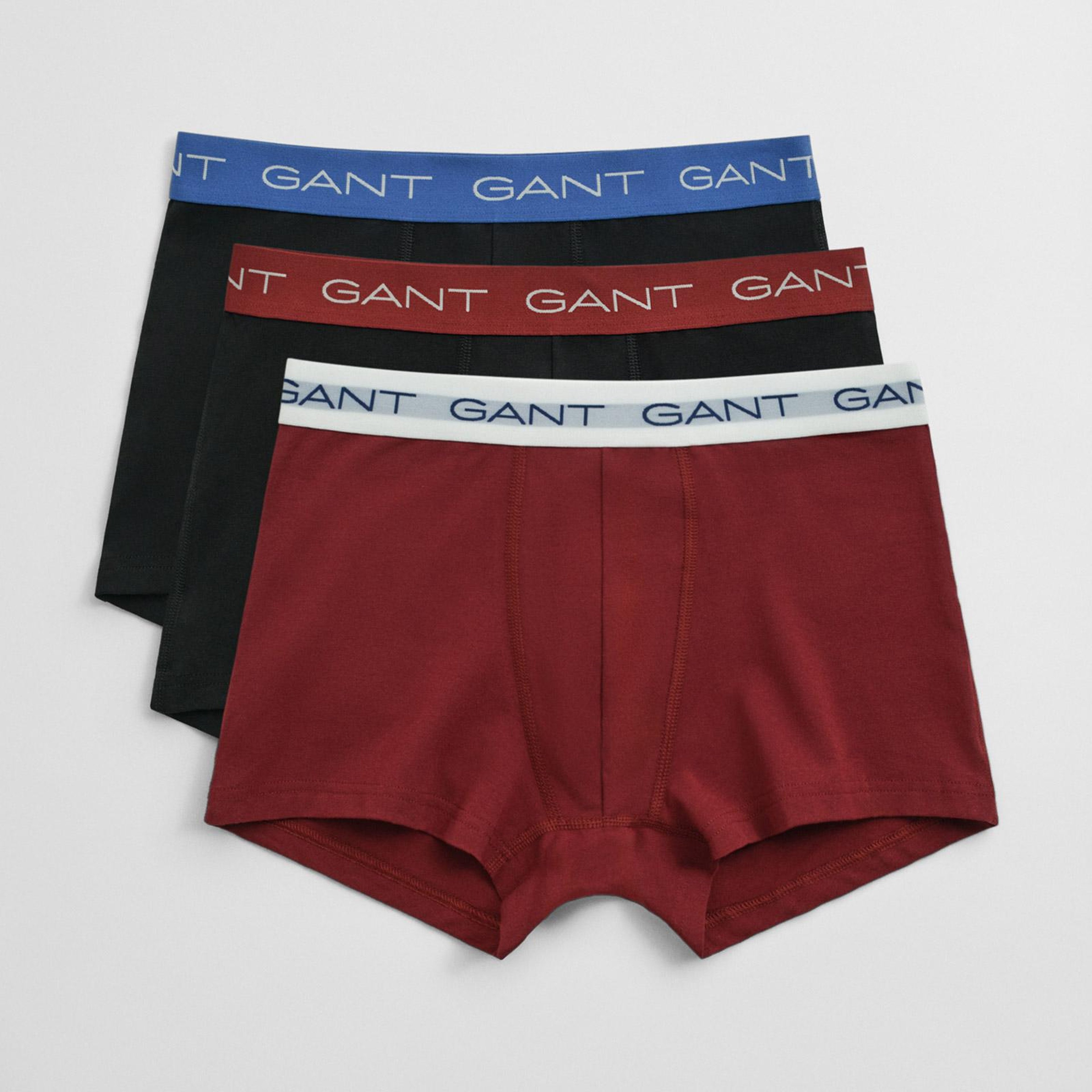 GANT Erkek Bordo 3'lü Boxer