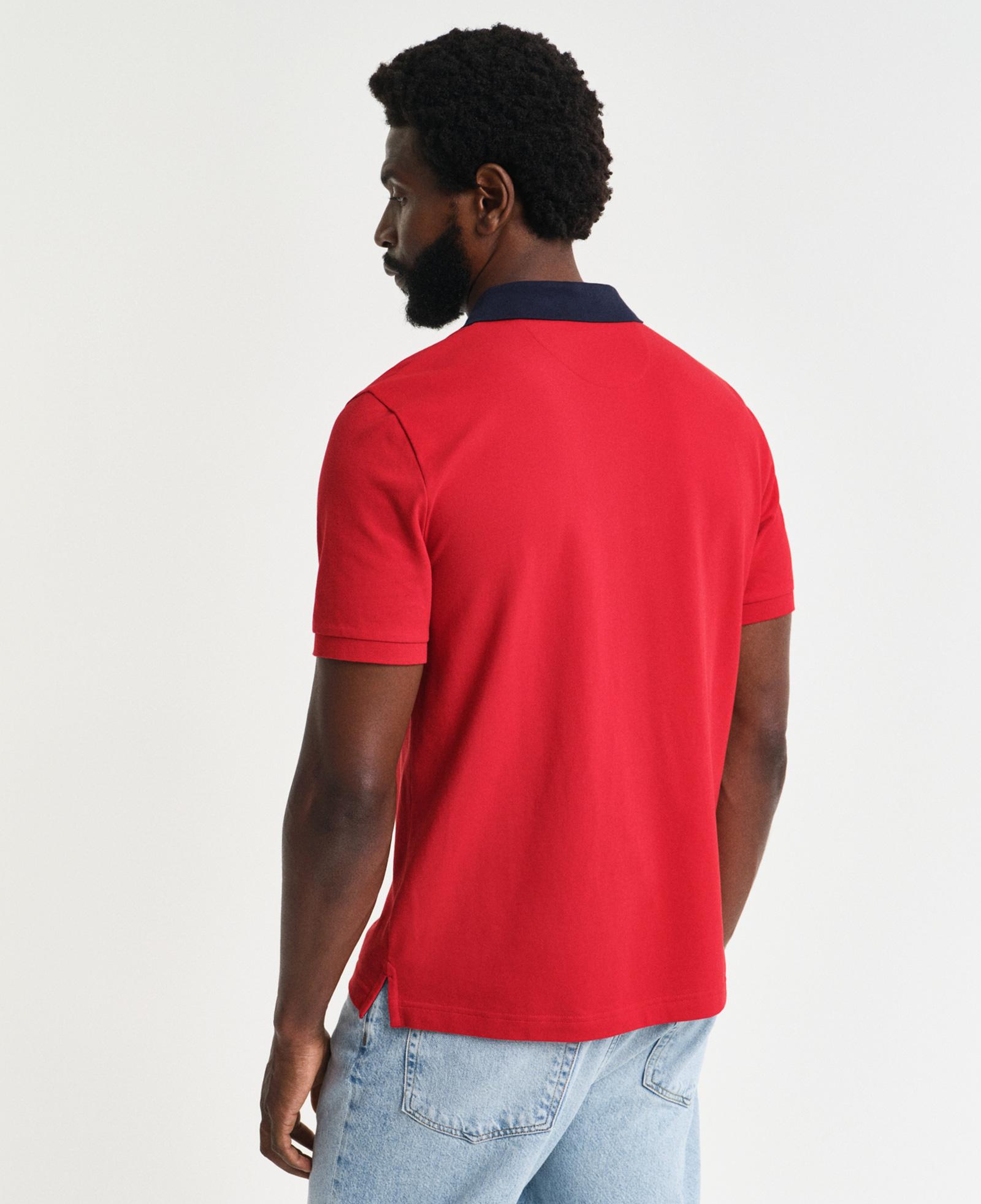 GANT Erkek Kırmızı Regular Fit Polo