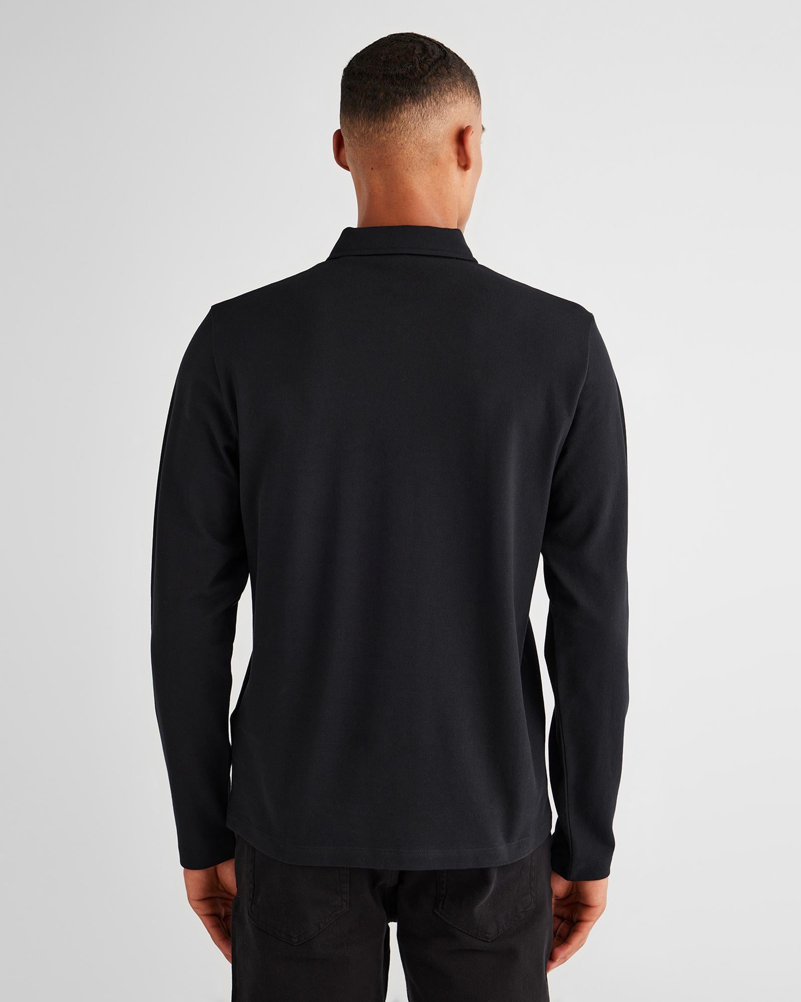 GANT Erkek Siyah Slim Fit Polo