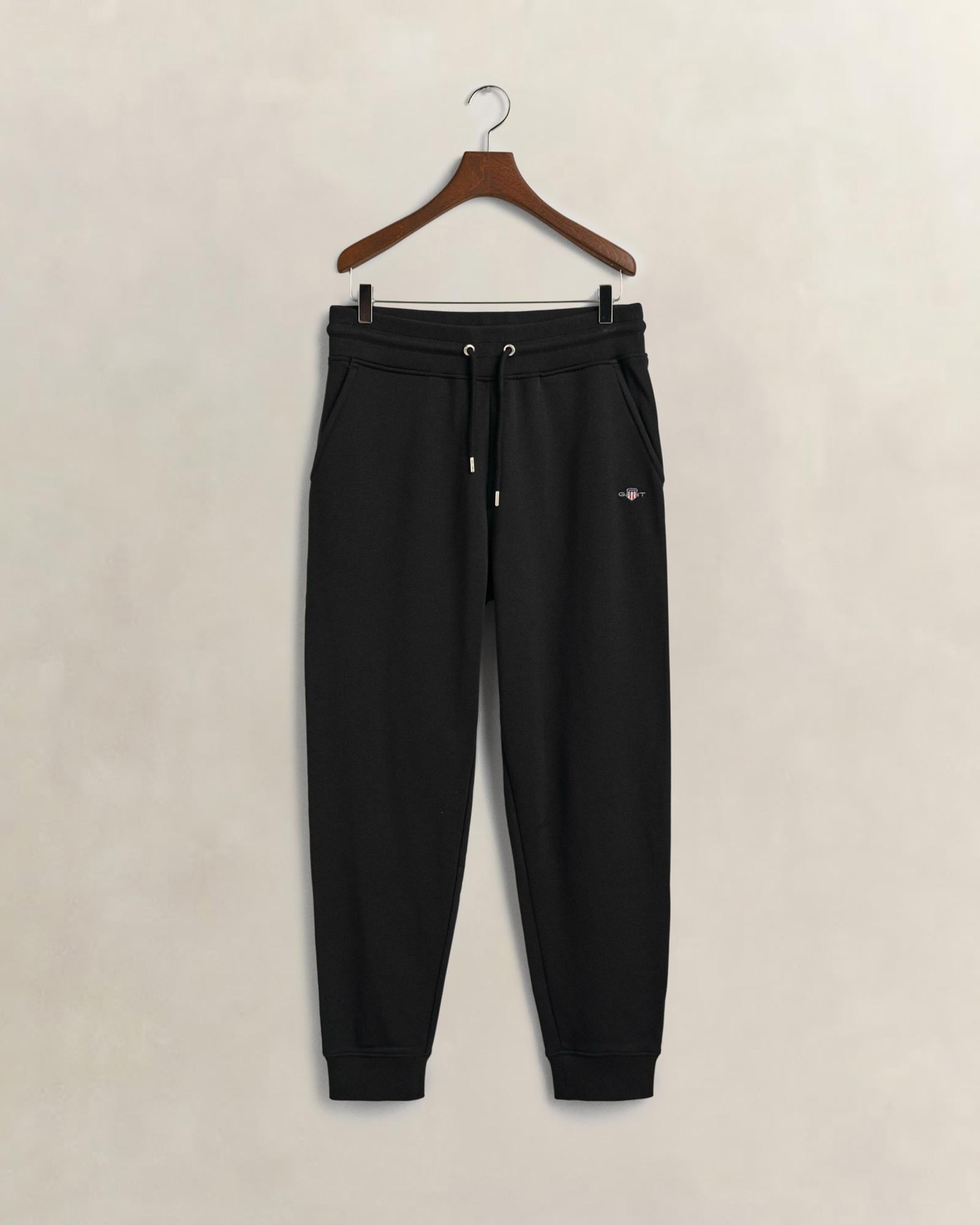 GANT Erkek Siyah Regular Fit Eşofman Altı