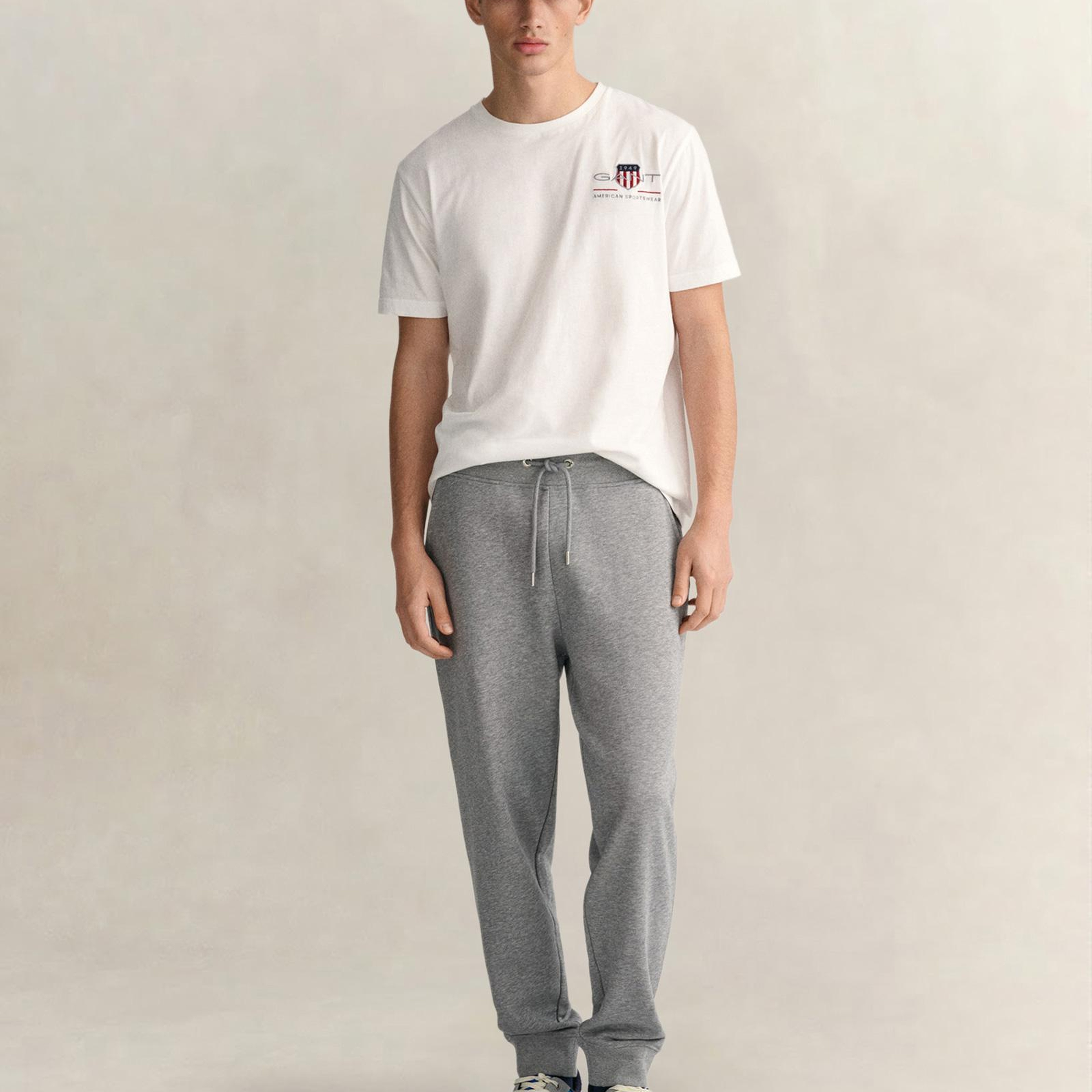 GANT Erkek Gri Regular Fit Eşofman Altı
