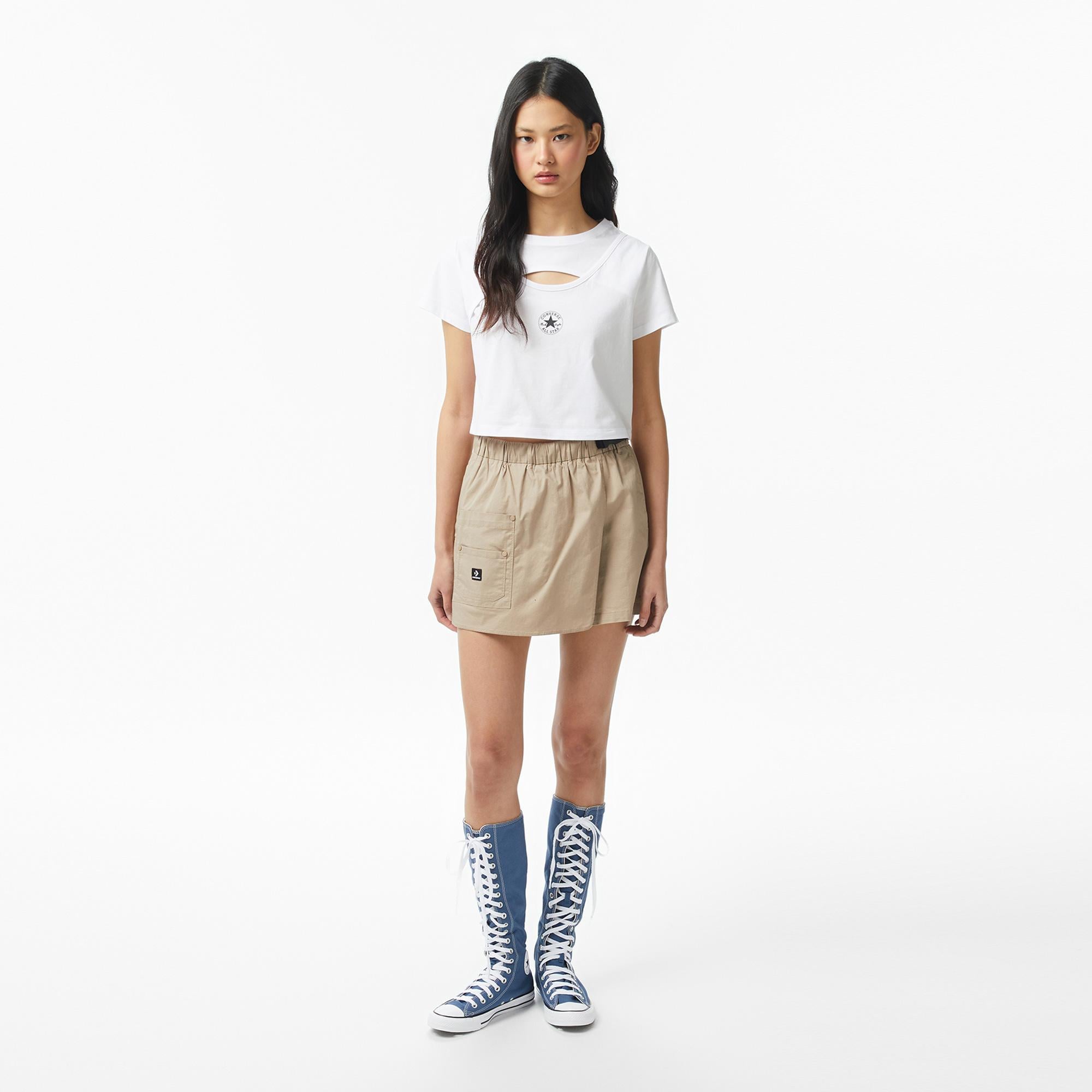Converse Kadın Beyaz T-Shirt
