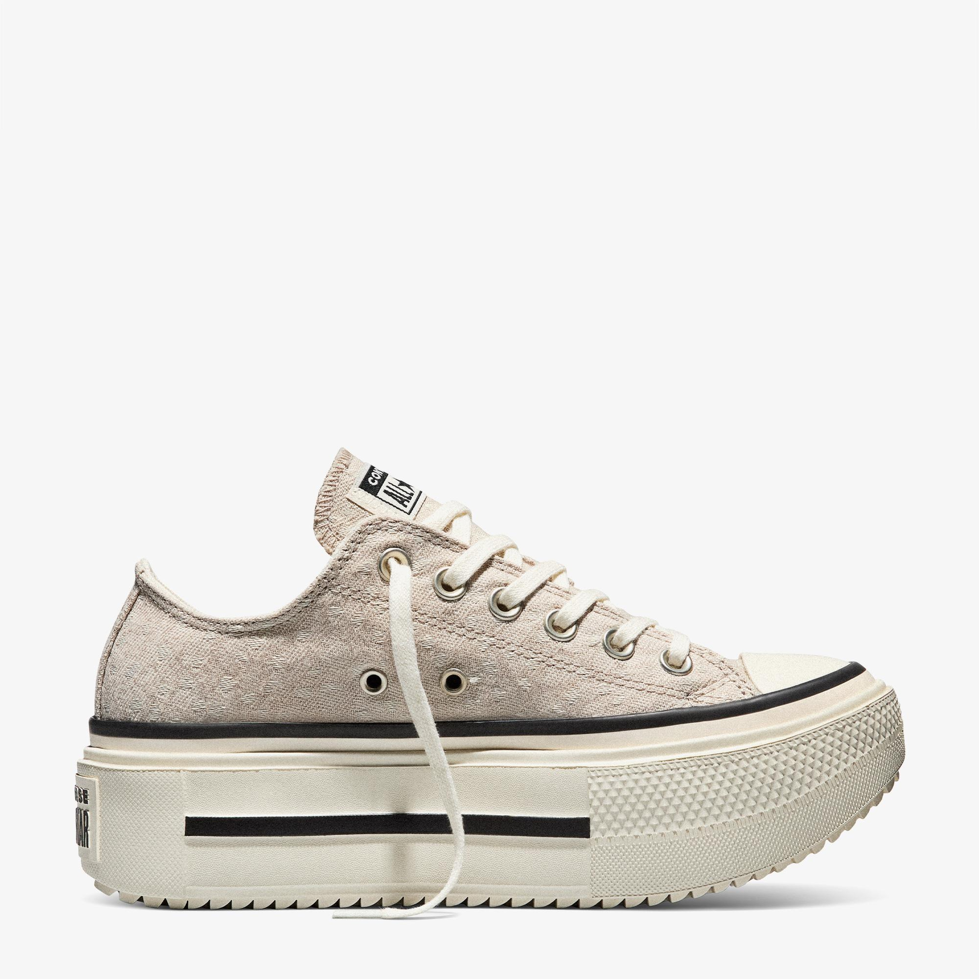 Converse Chuck Taylor All Star Lift Double Stack Unisex Bej Sneaker