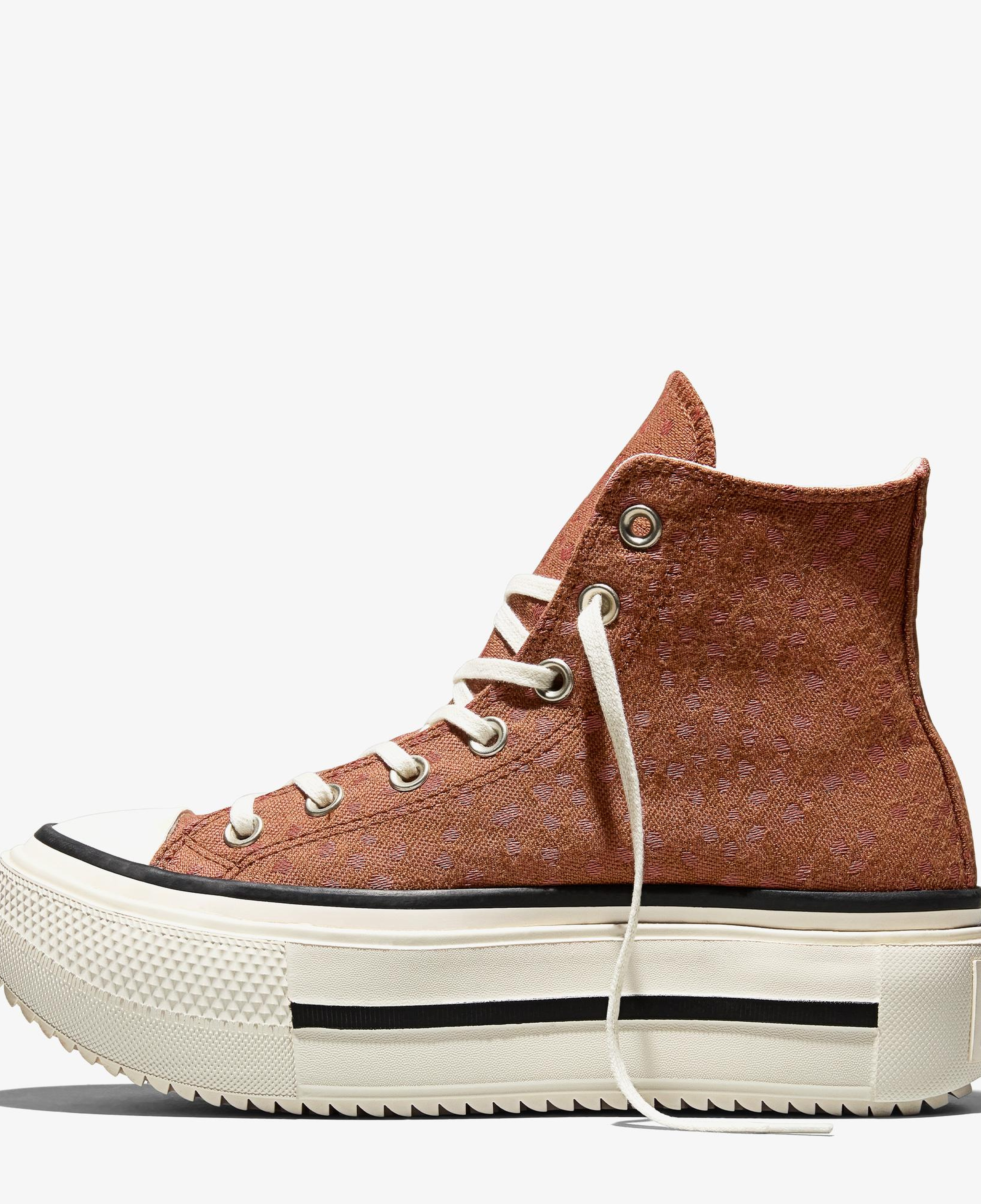 Converse Chuck Taylor All Star Lift Double Stack Unisex Kahverengi Sneaker