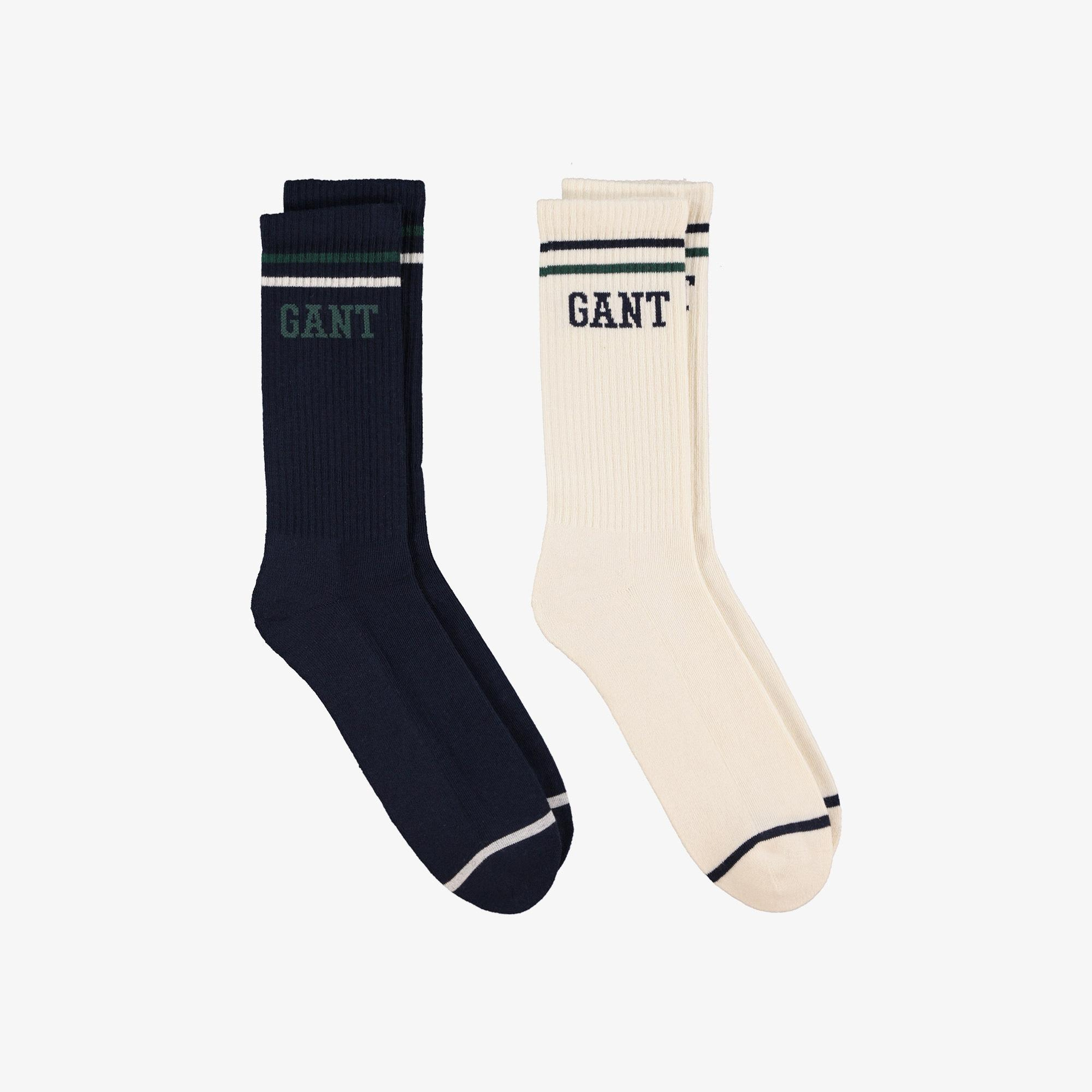 GANT Unisex Lacivert Standart 2'li Çorap