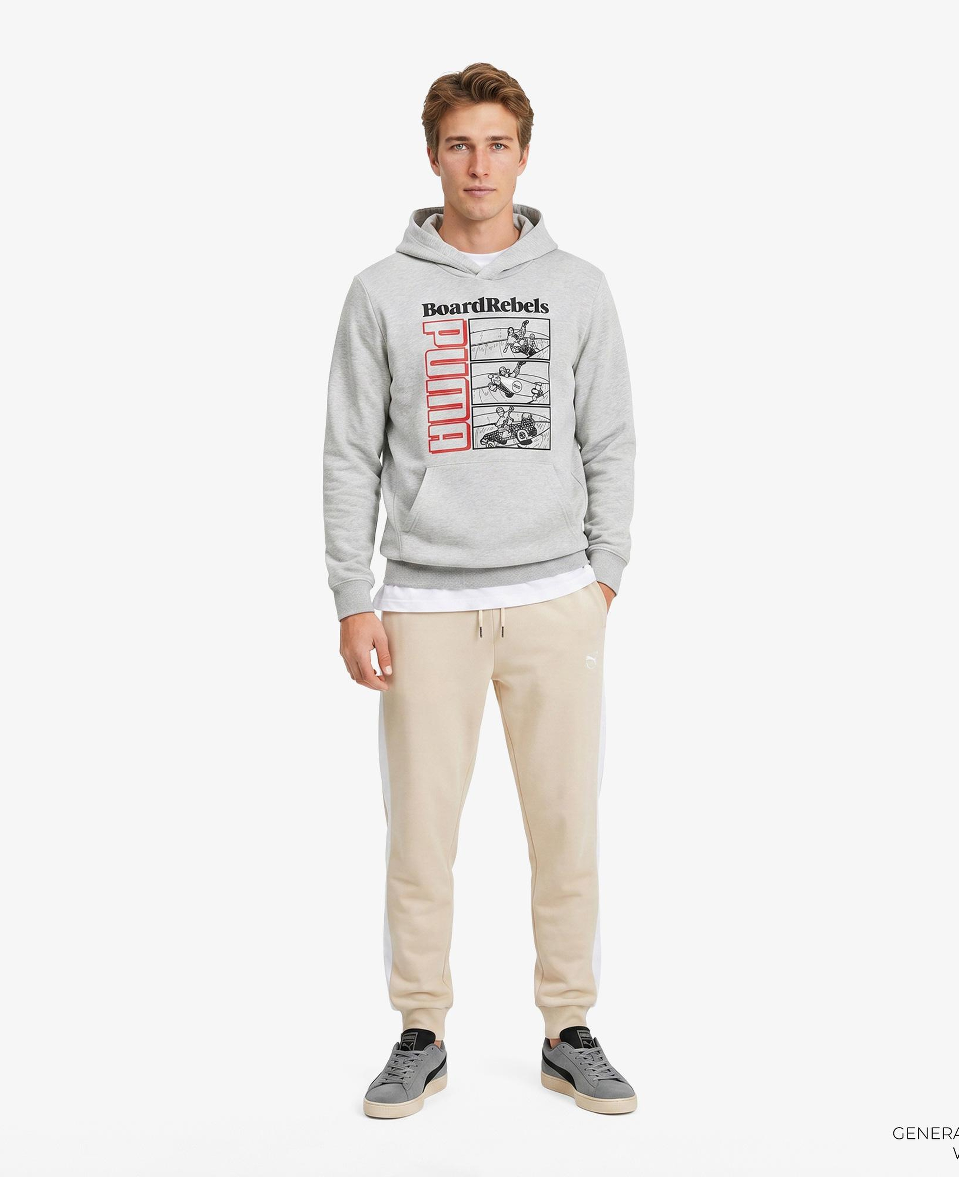 Puma Mid90S Çocuk Gri Sweatshirt