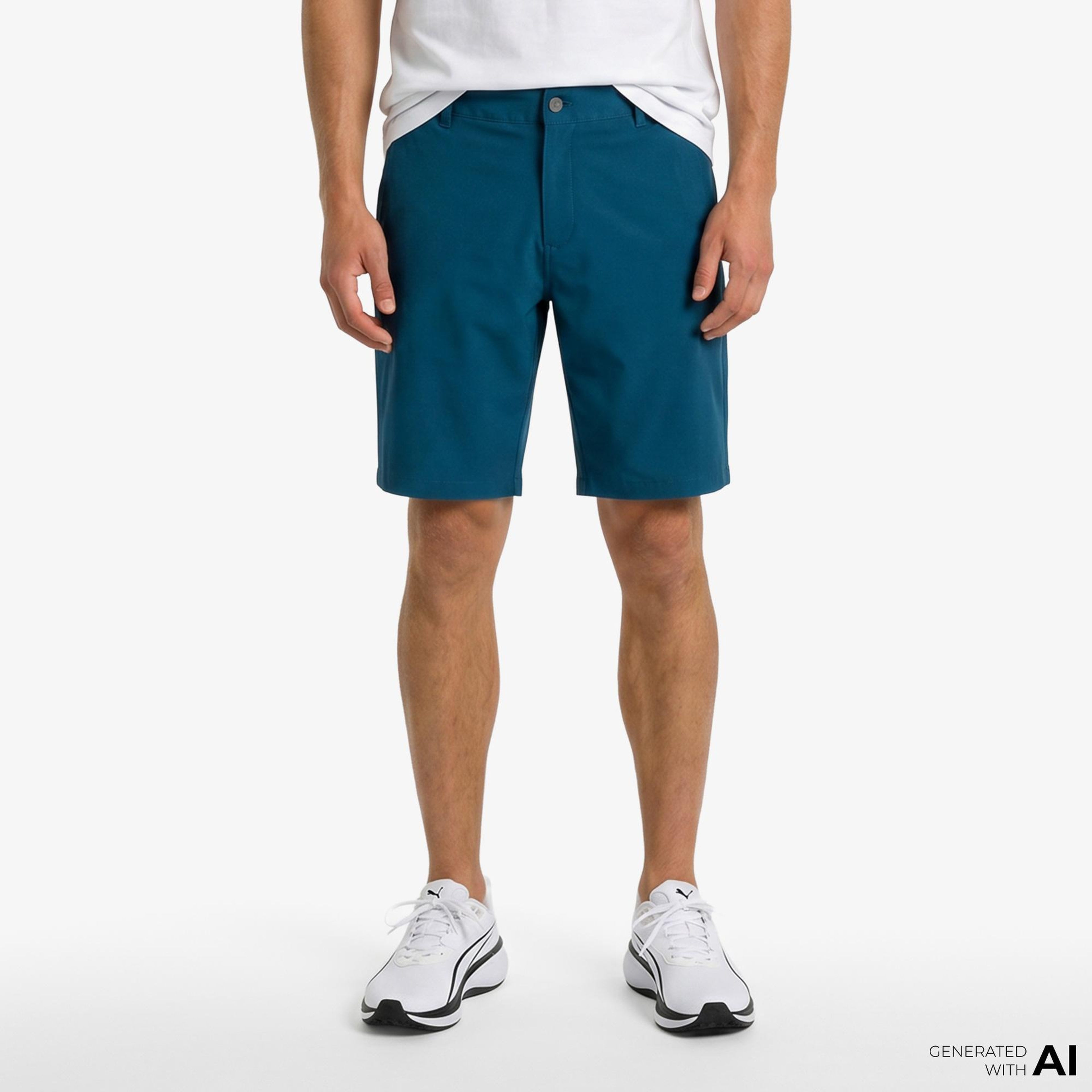 Puma Dealer 10 Erkek Mavi Golf Şortu