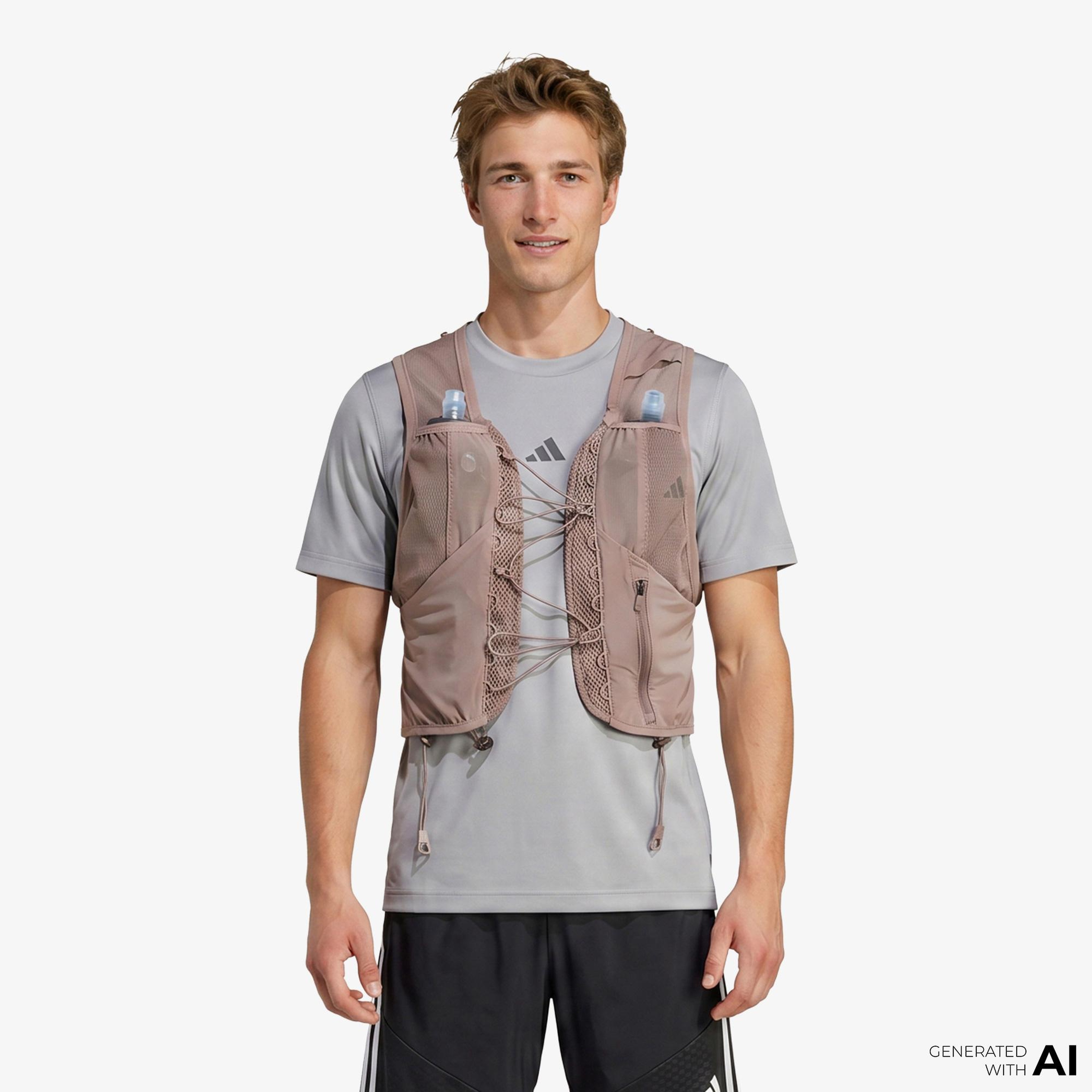 adidas Terrex Xperior 5L Unisex Kahverengi Koşu Yeleği