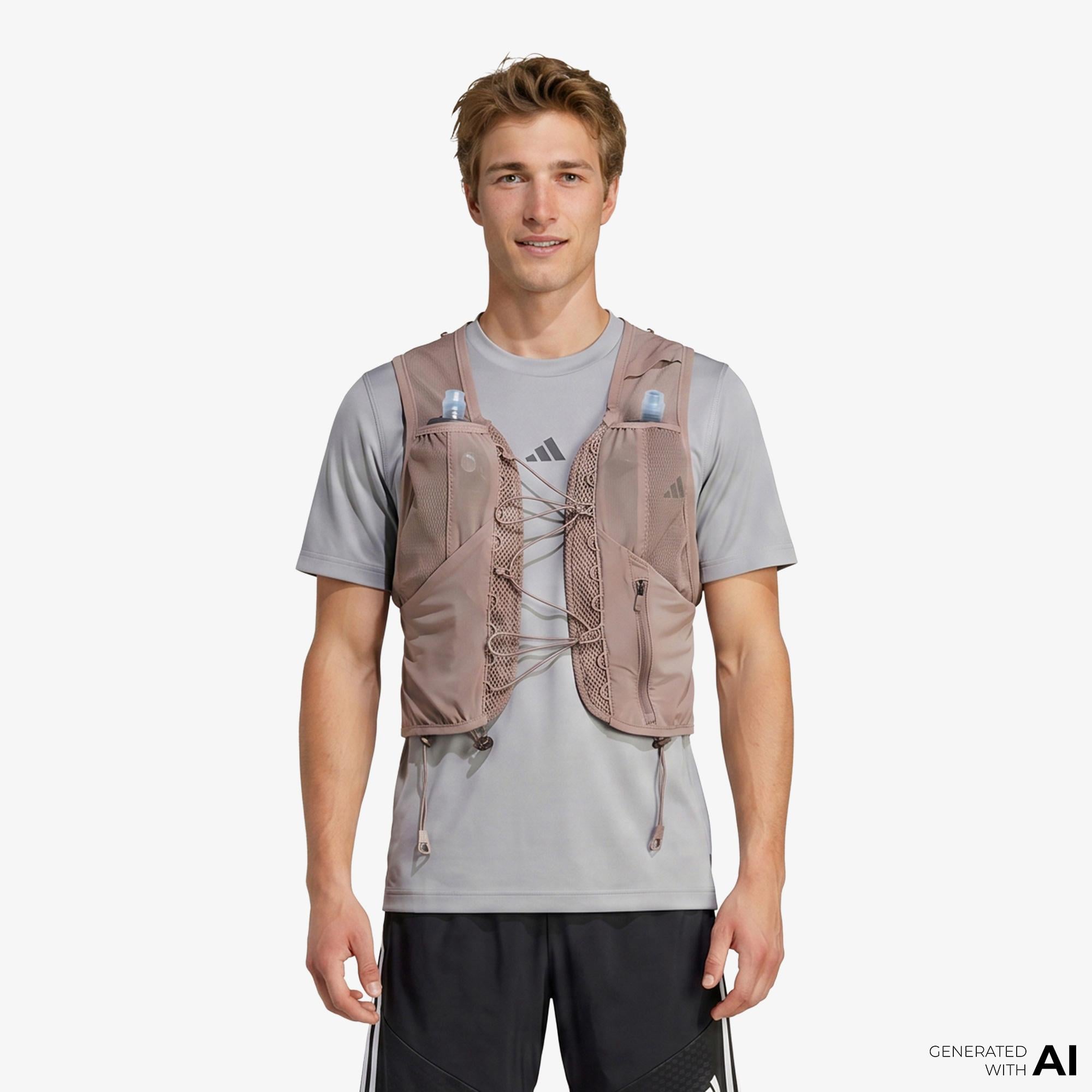 adidas Terrex Xperior 5L Unisex Kahverengi Koşu Yeleği