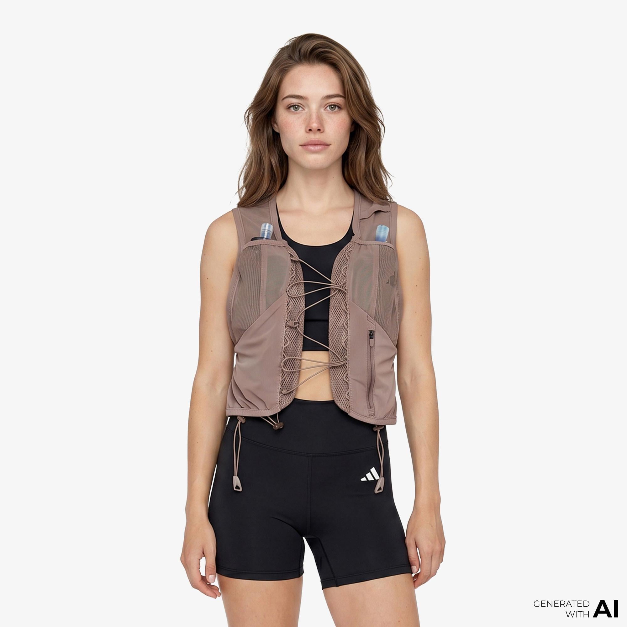 adidas Terrex Xperior 5L Unisex Kahverengi Koşu Yeleği
