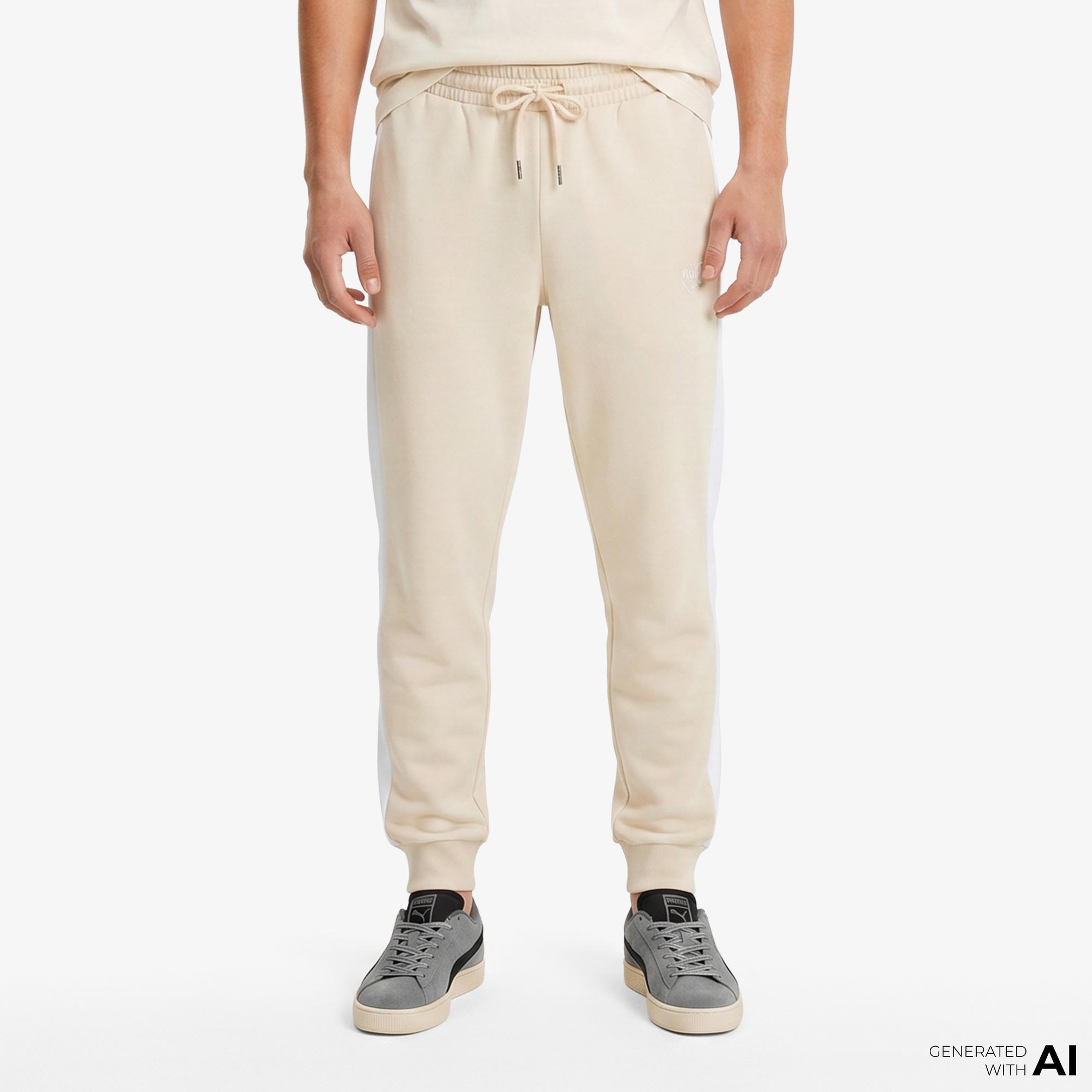 Puma Ess Elevated Sweats Tr Erkek Krem Eşofman Altı