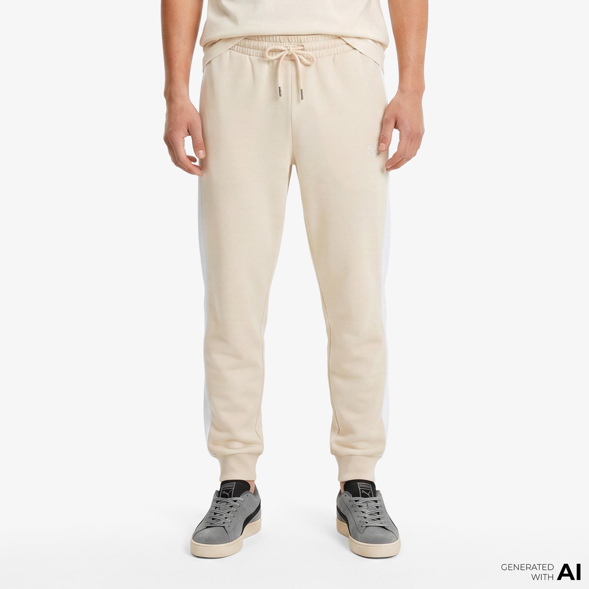 Puma Ess Elevated Sweats Tr Erkek Krem Eşofman Altı