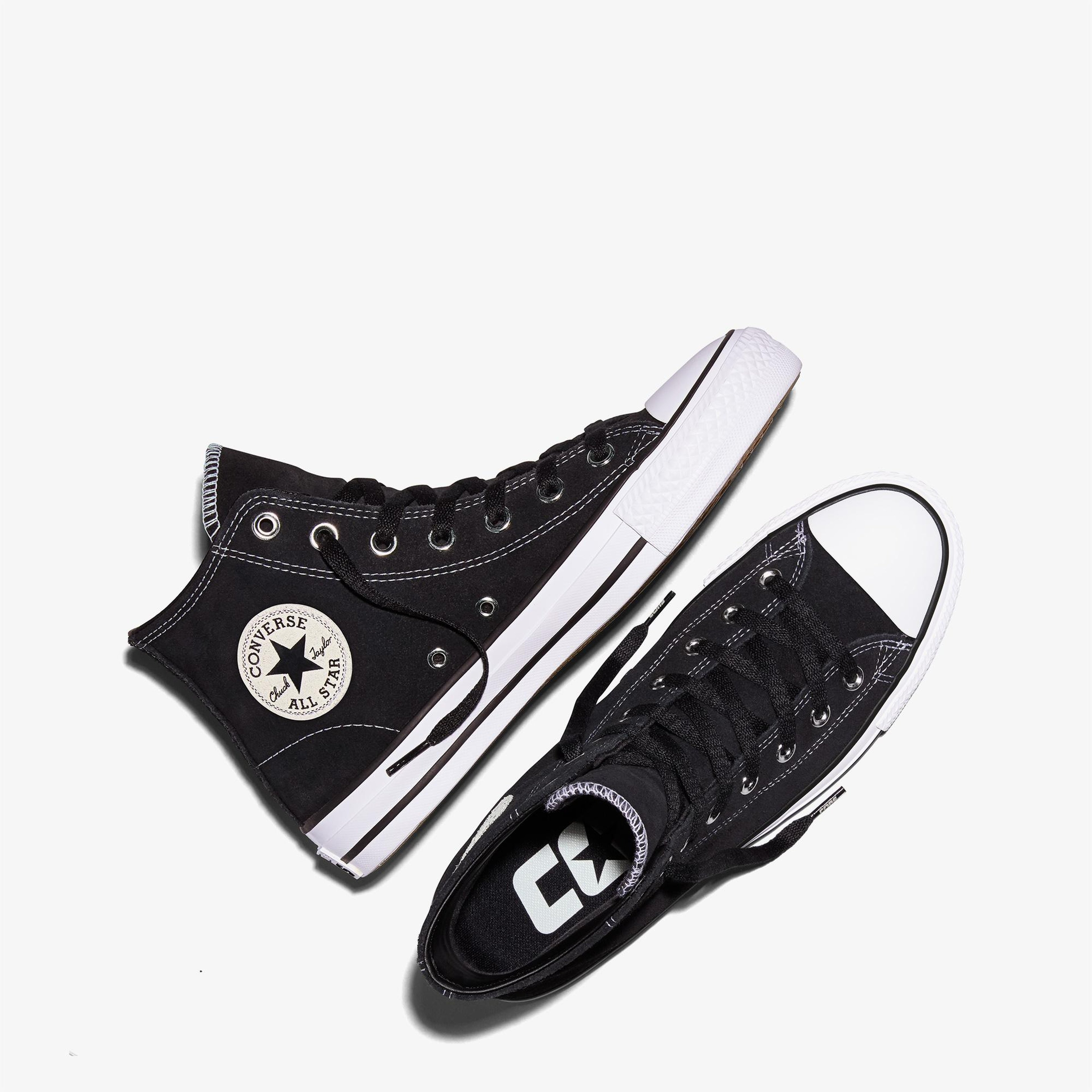 Converse Chuck Taylor All Star Pro Unisex Siyah Süet Sneaker