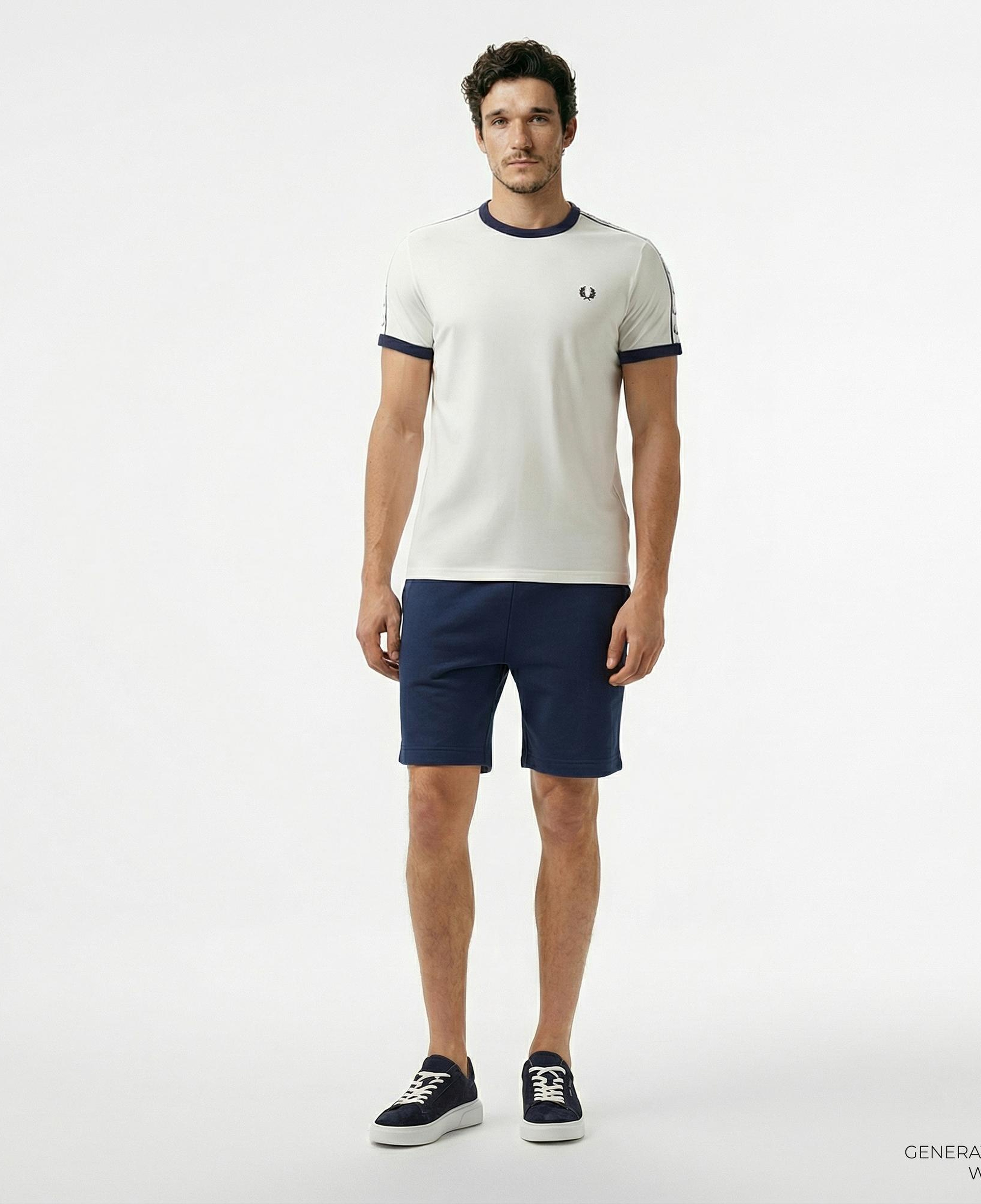 Fred Perry 1952 Sweat Erkek Mavi Şort