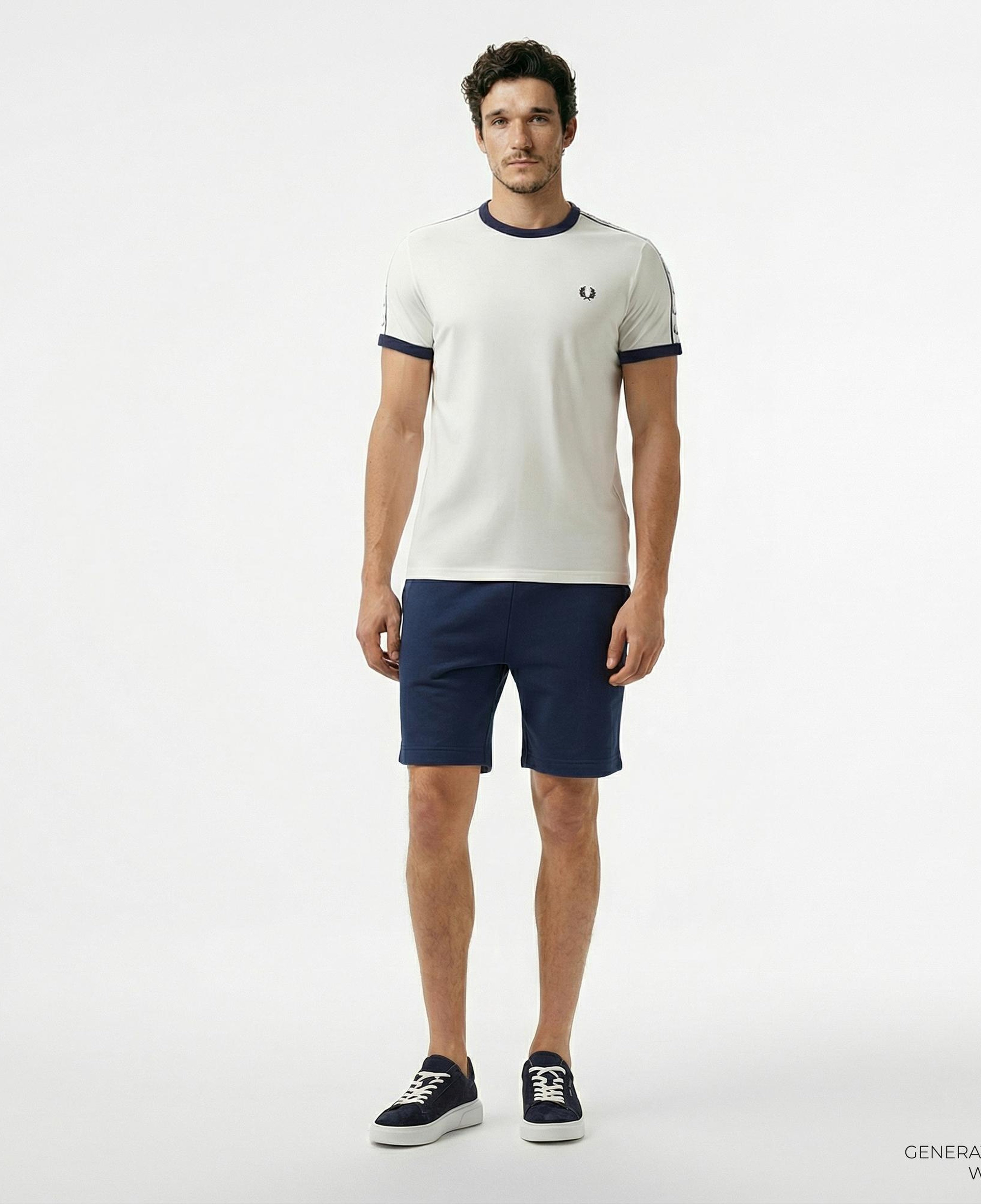 Fred Perry 1952 Sweat Erkek Mavi Şort