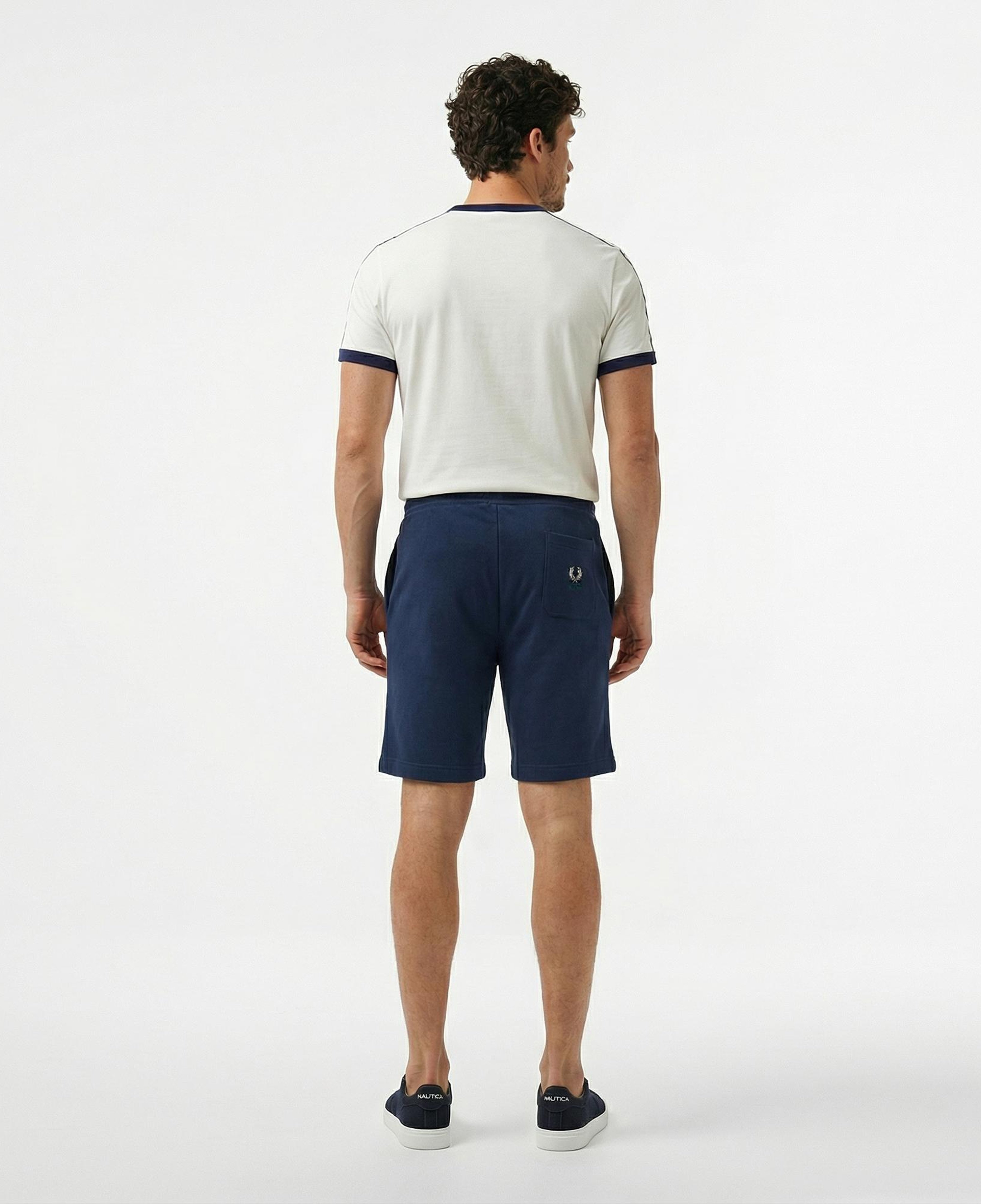 Fred Perry 1952 Sweat Erkek Mavi Şort