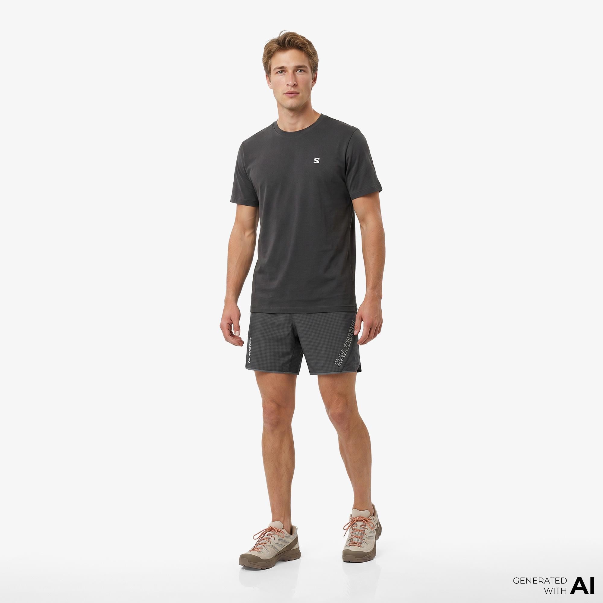 Salomon Aero 5 Erkek Siyah Günlük Şort