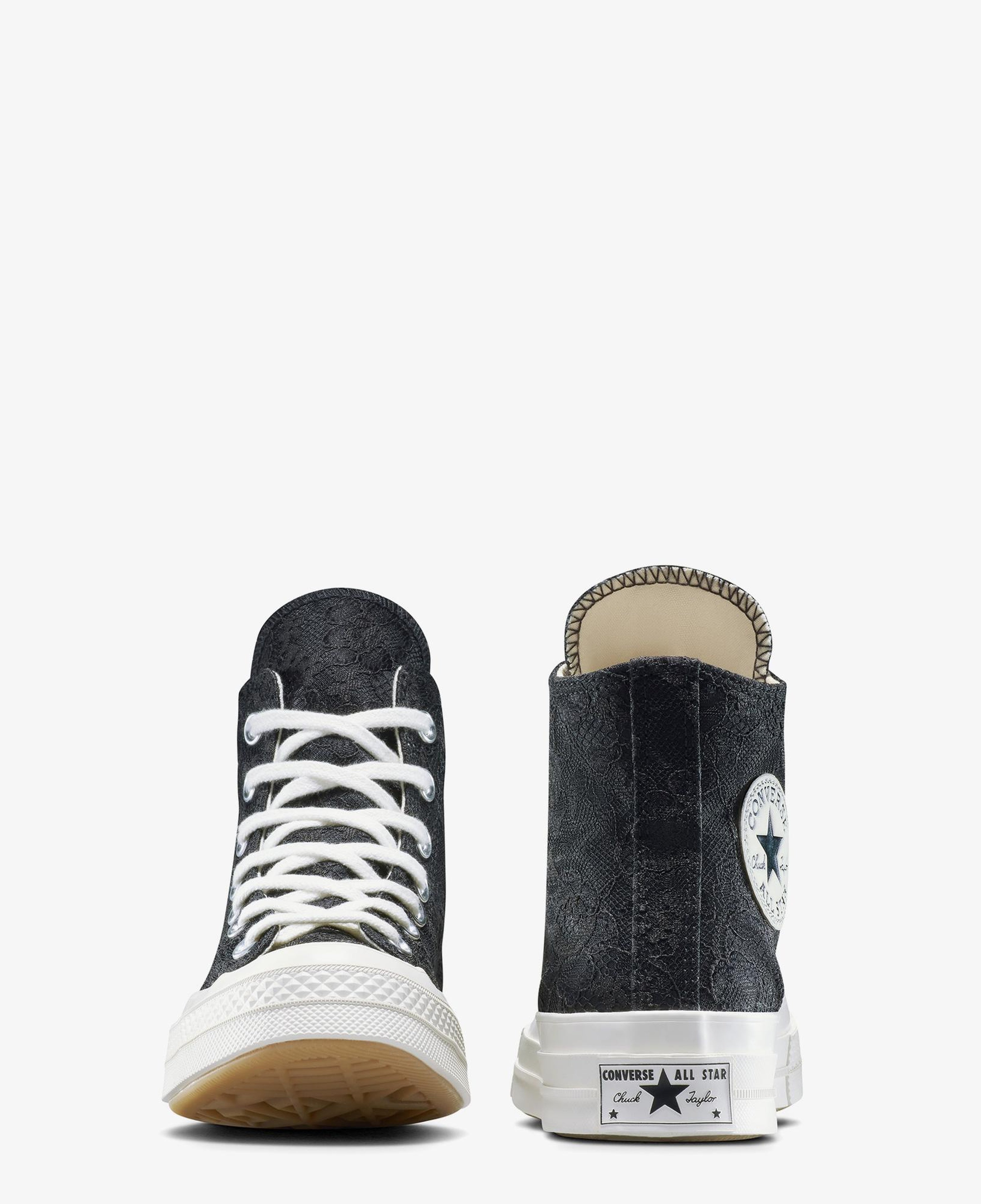 Converse Chuck 70 Kadın Dantelli Siyah Sneaker