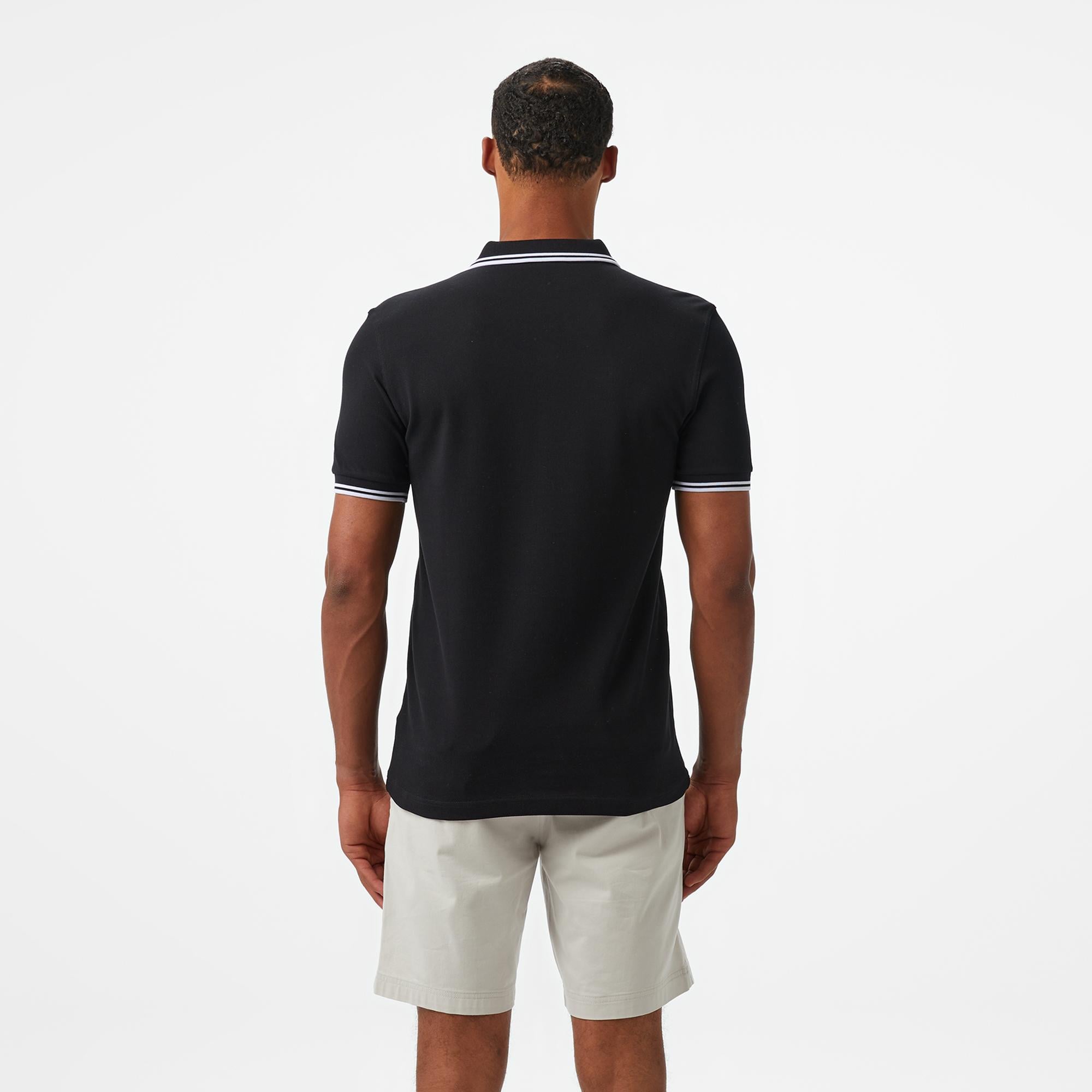 Fred Perry The Twin Tipped Erkek Siyah Polo