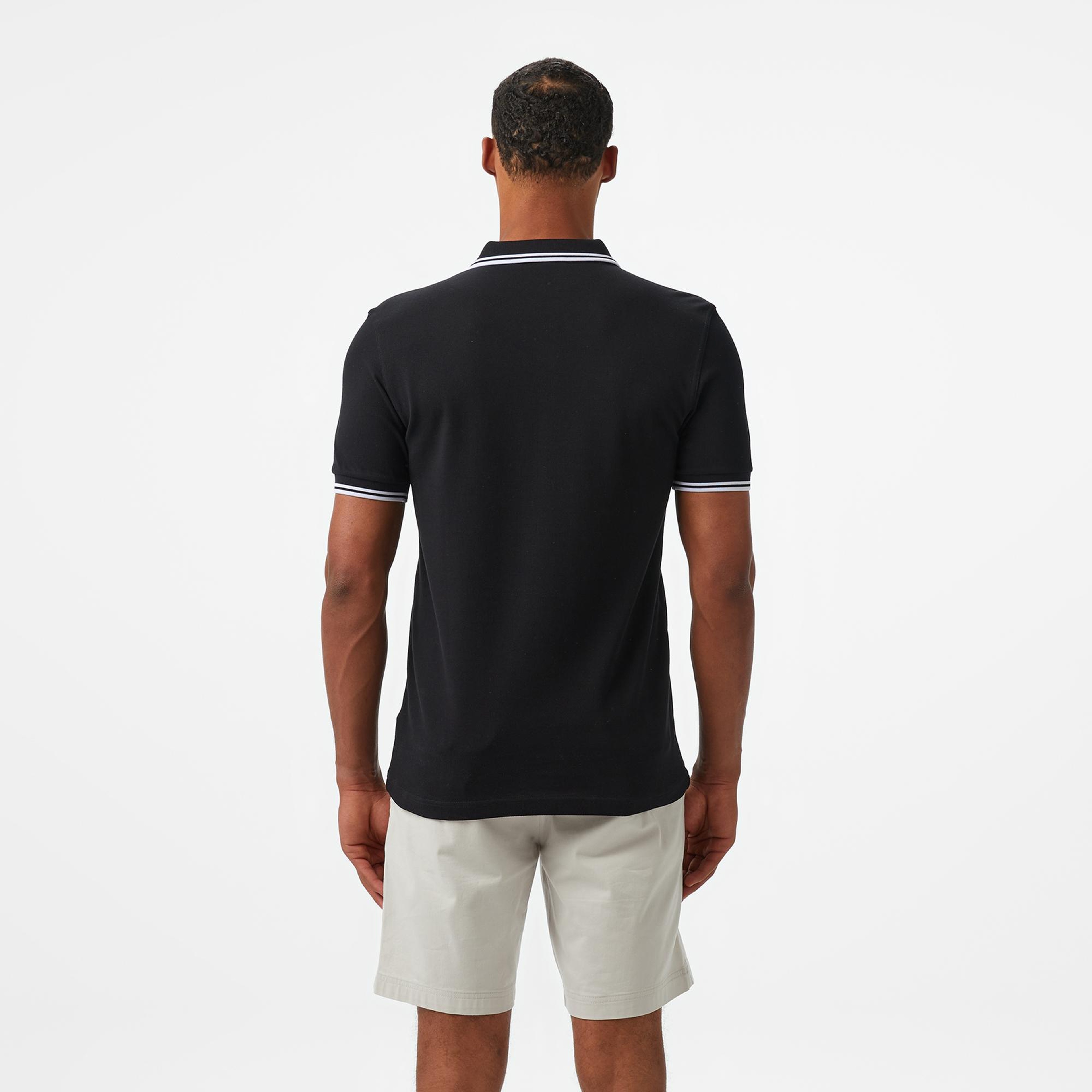 Fred Perry The Twin Tipped Erkek Siyah Polo