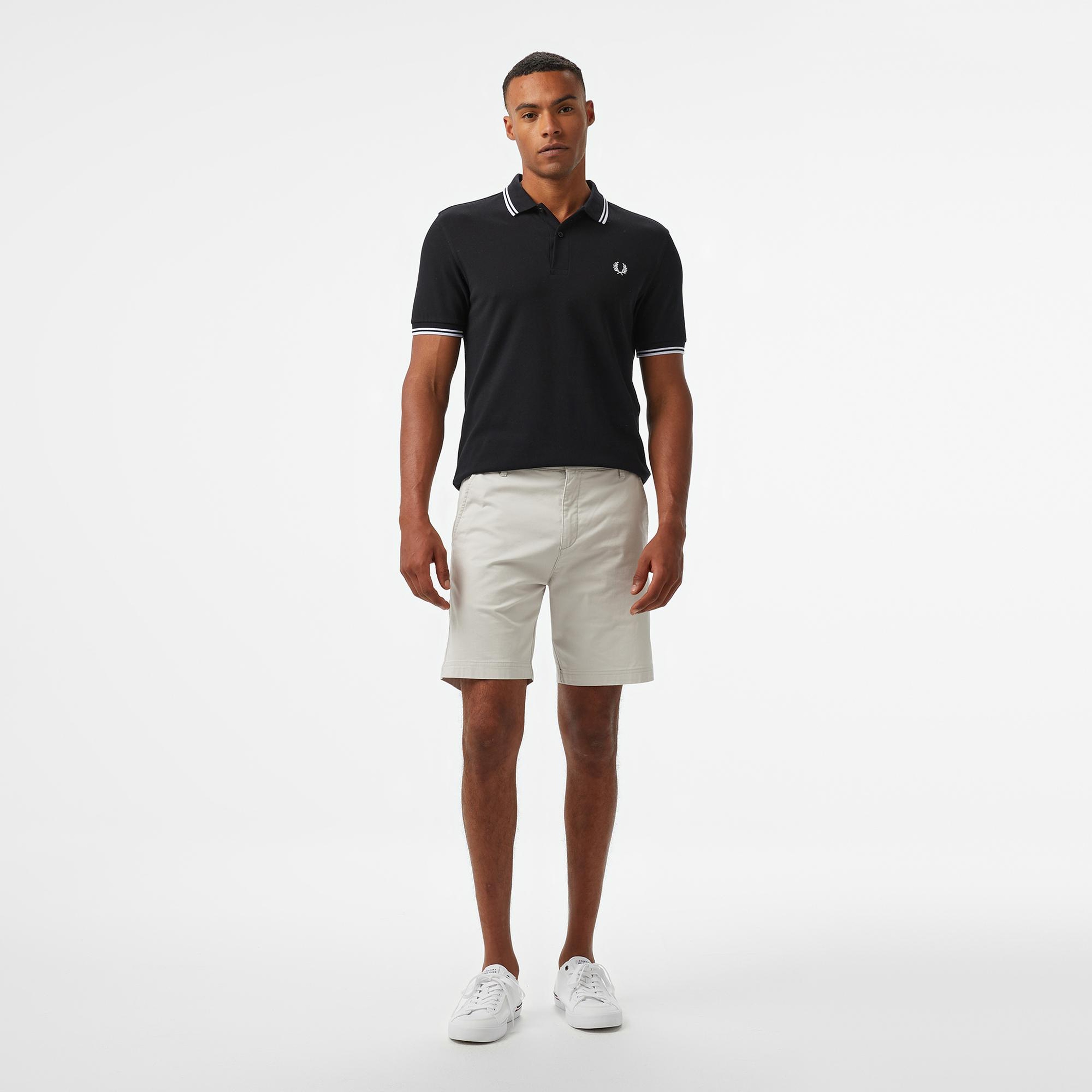 Fred Perry The Twin Tipped Erkek Siyah Polo