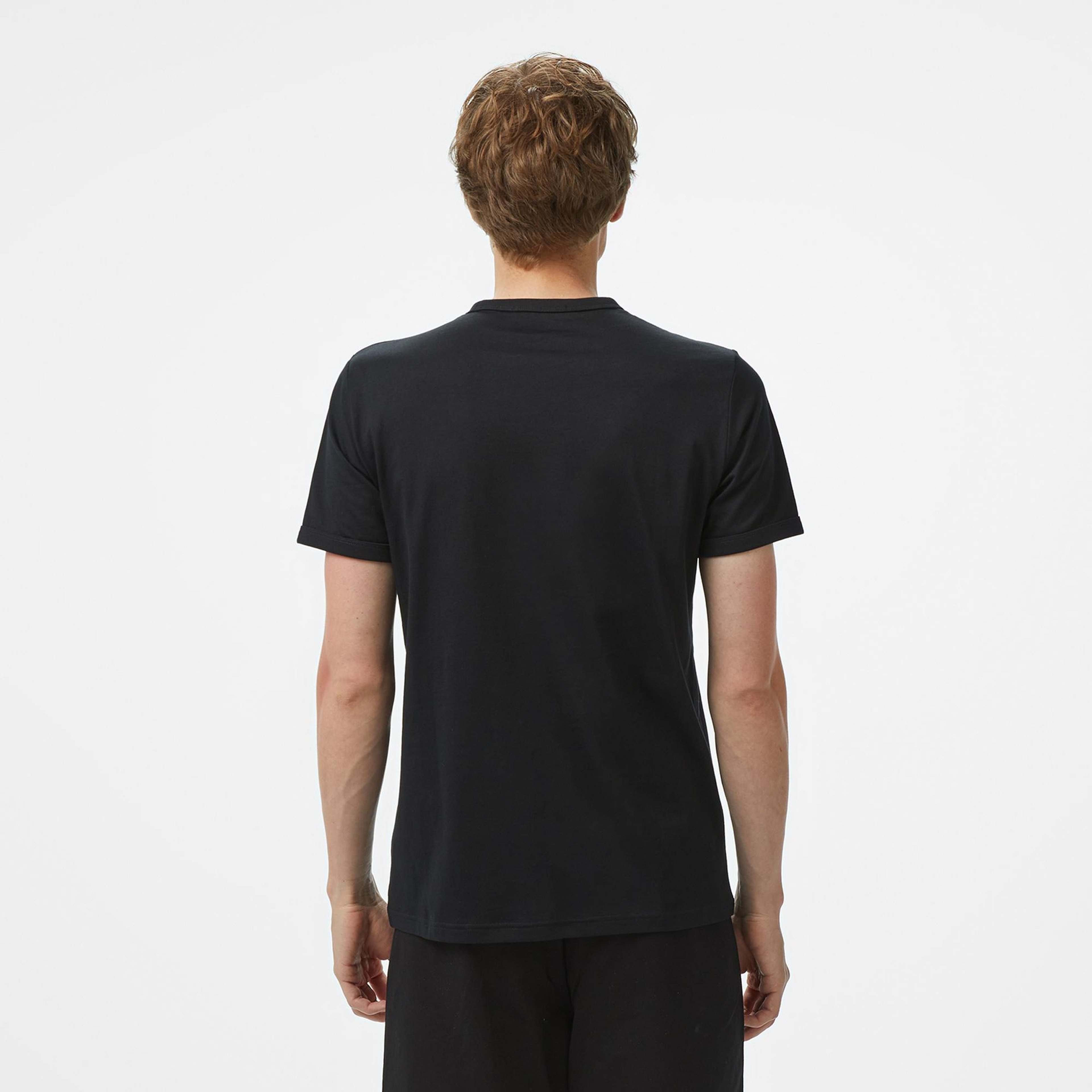 Fred Perry Ringer Erkek Siyah T-Shirt