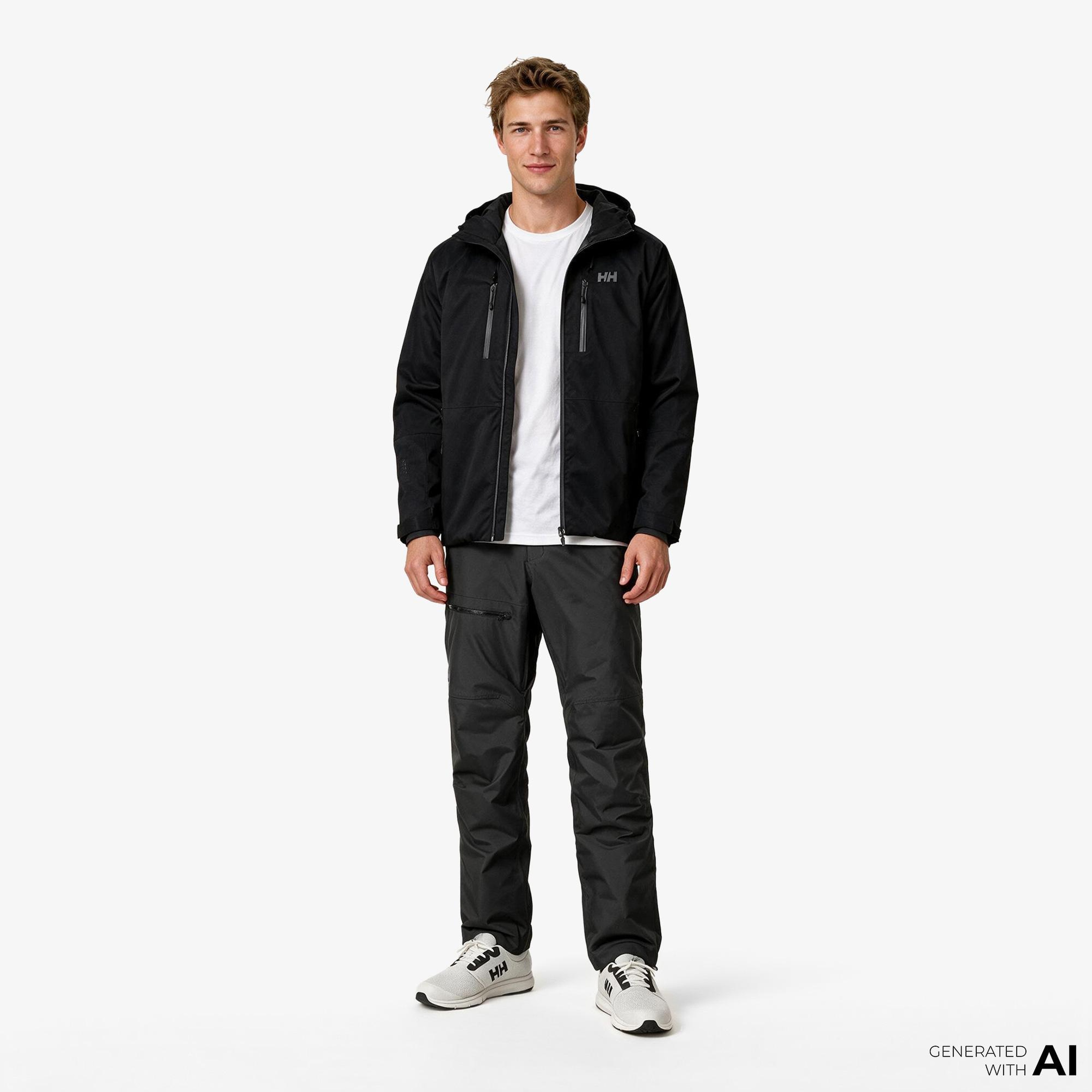 Helly Hansen Juniper 3.0 Erkek Siyah Kayak Montu