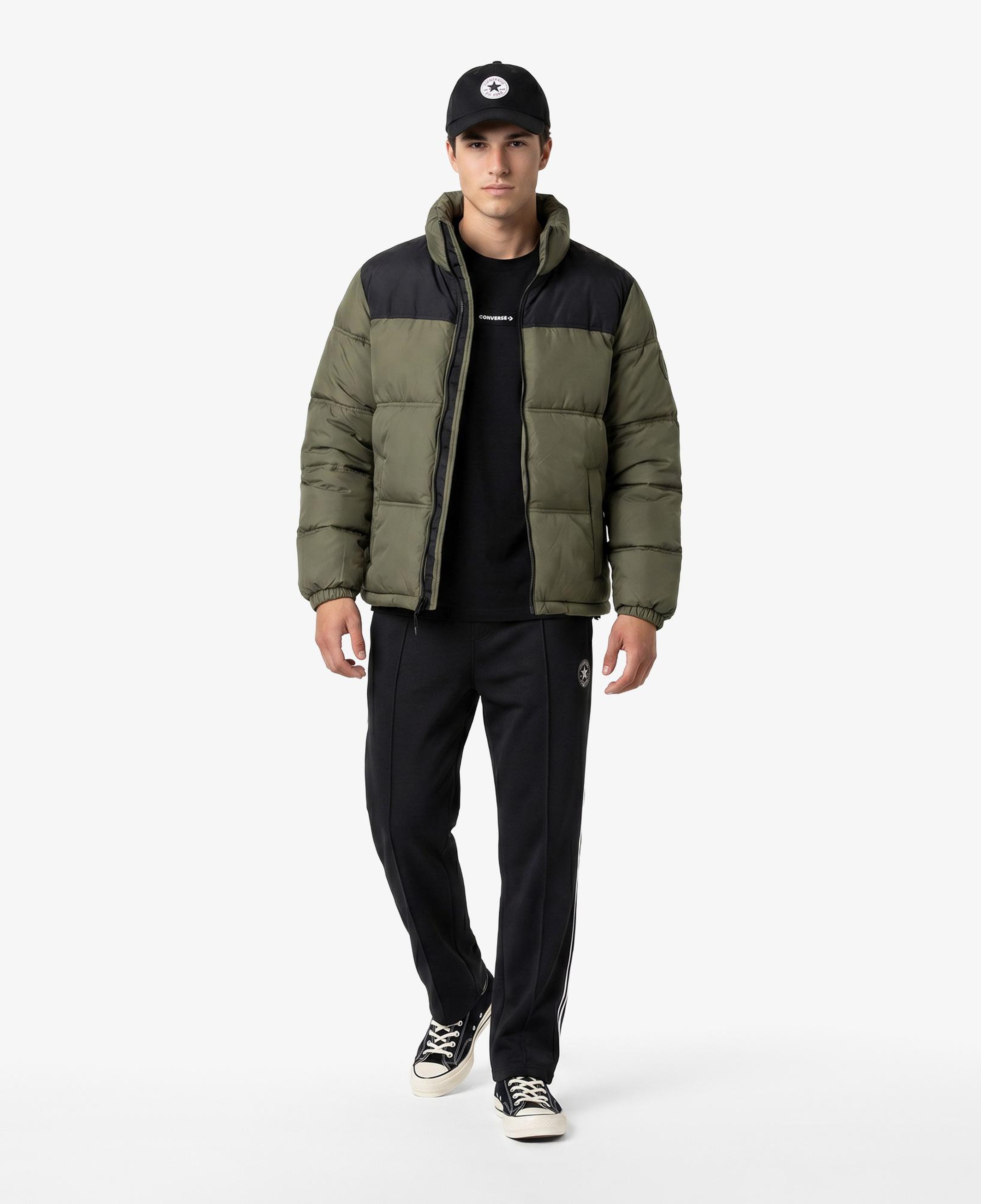 Converse Erkek Haki Puffer Mont