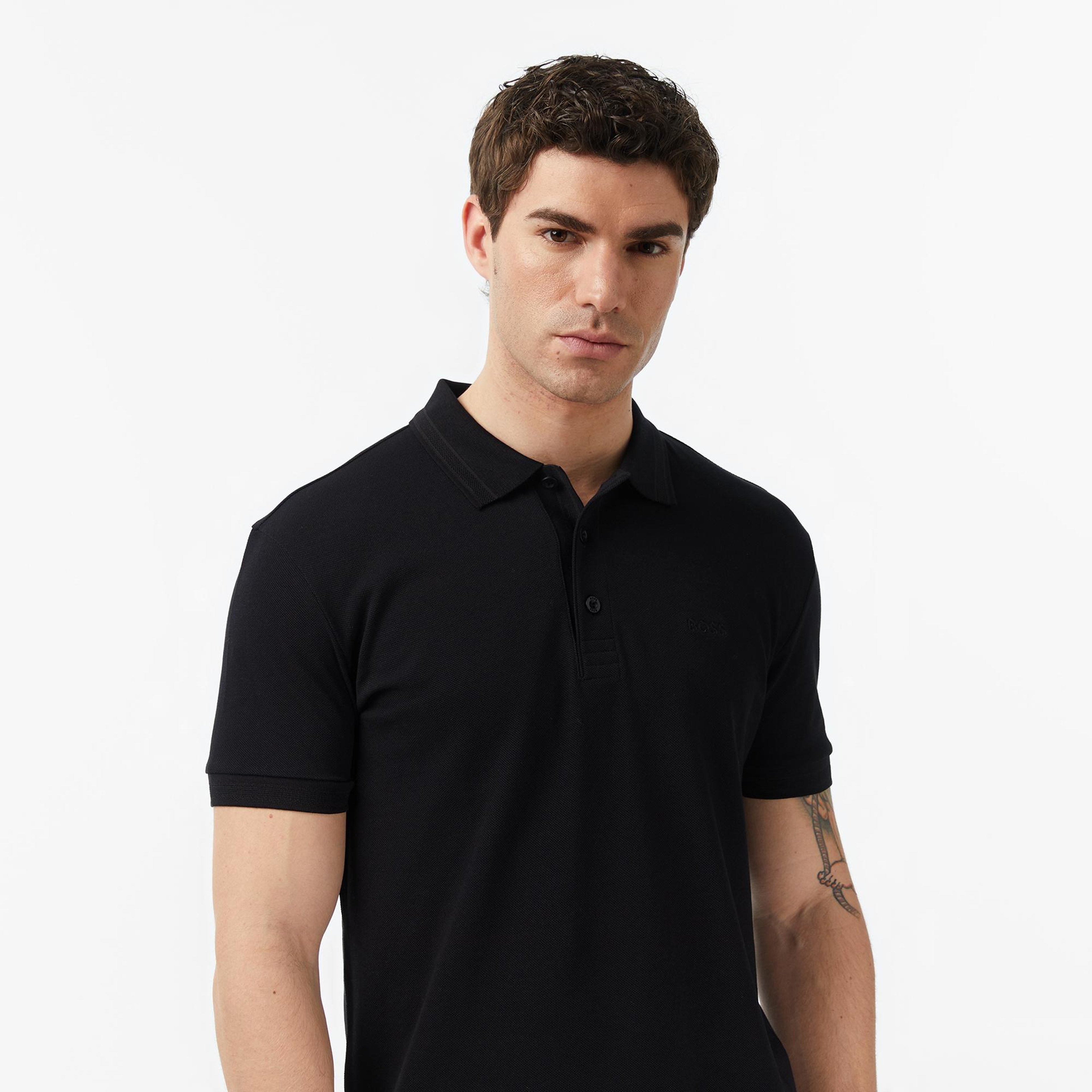 Boss Paddy Erkek Siyah Polo