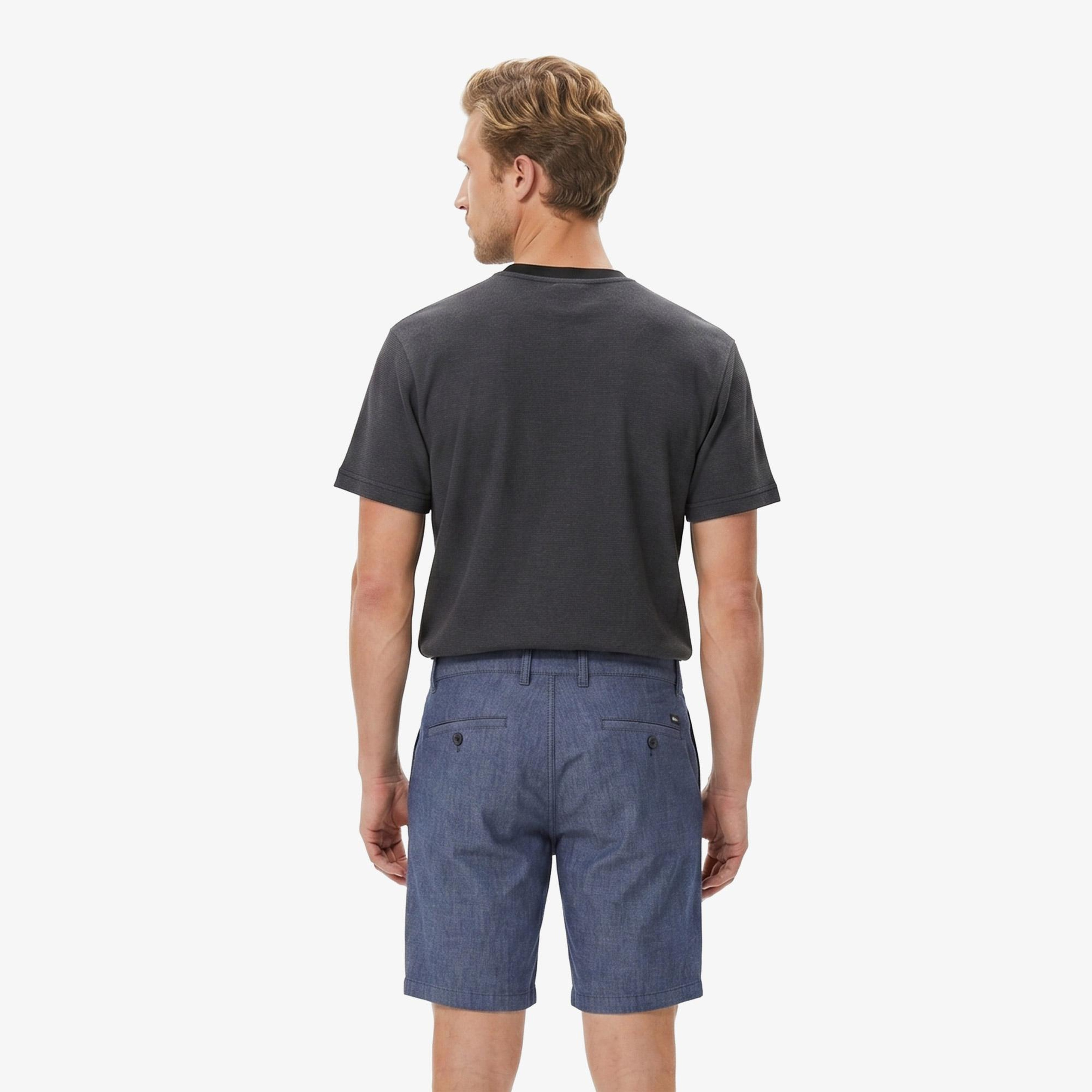 Erkek Relaxed Fit Bisiklet Yaka Siyah T-Shirt