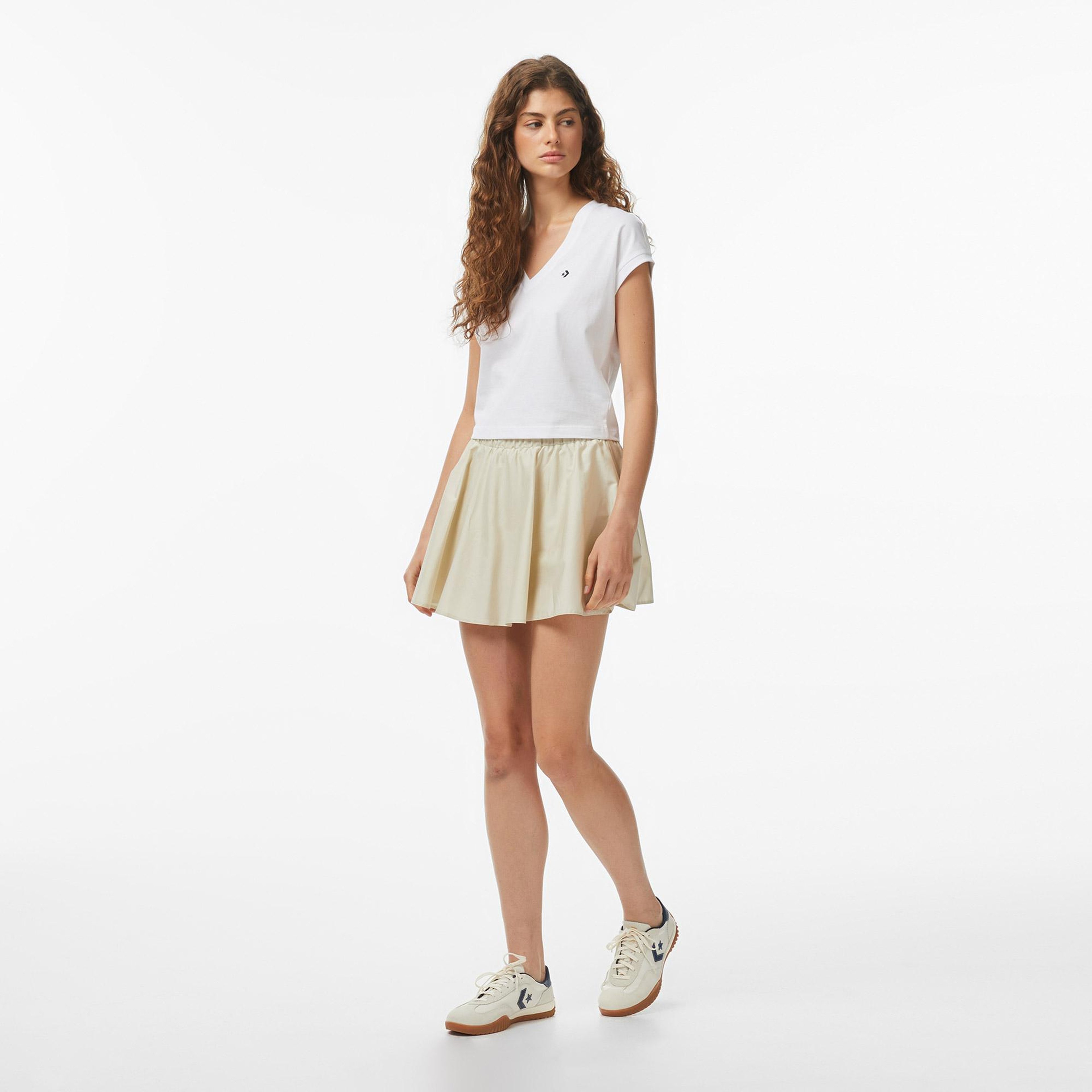 Converse Kadın Beyaz T-Shirt