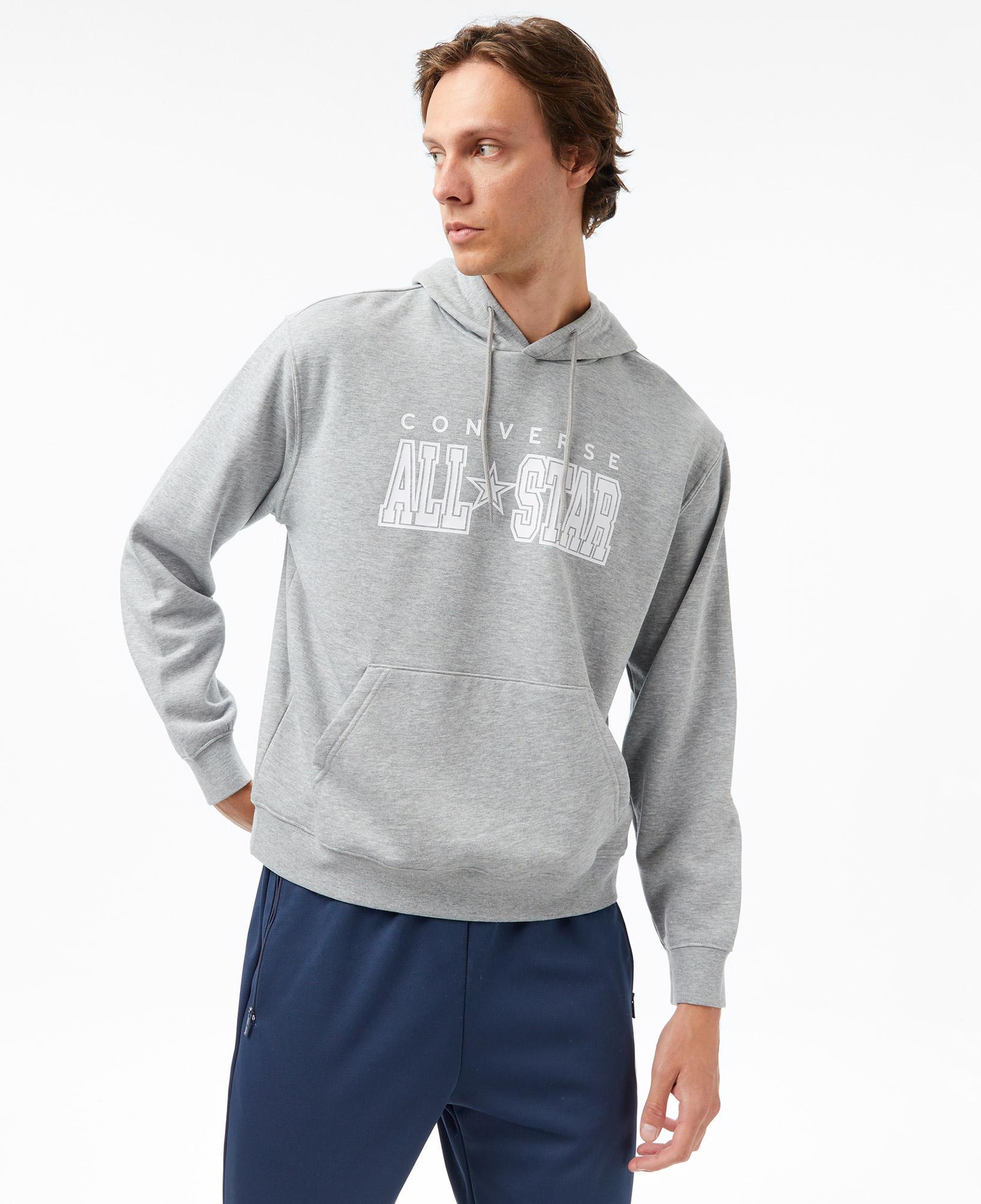 Converse Erkek Gri Sweatshirt