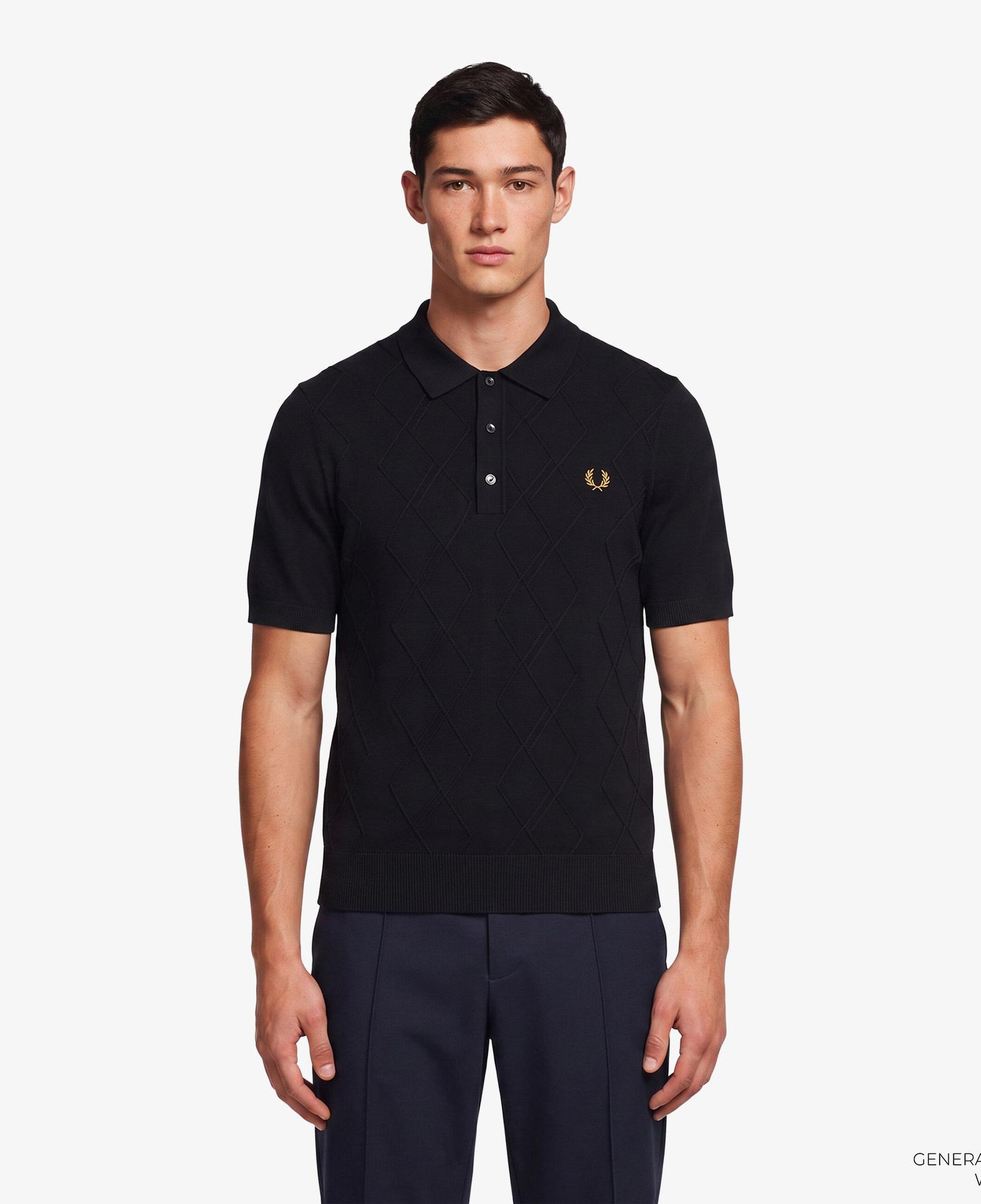 Fred Perry Erkek Siyah Polo