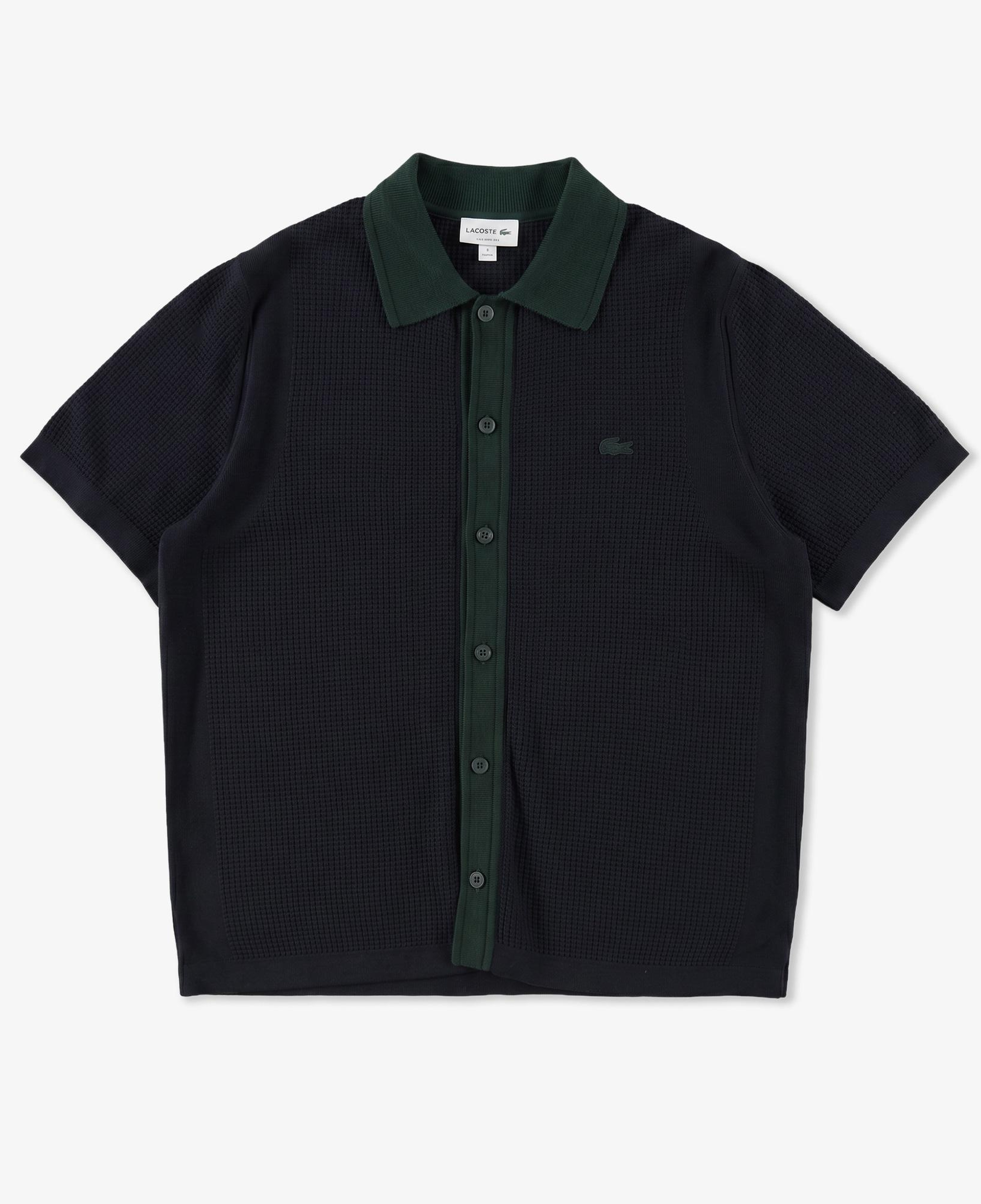 Erkek Classic Fit Kısa Kollu Polo Yaka Lacivert Triko