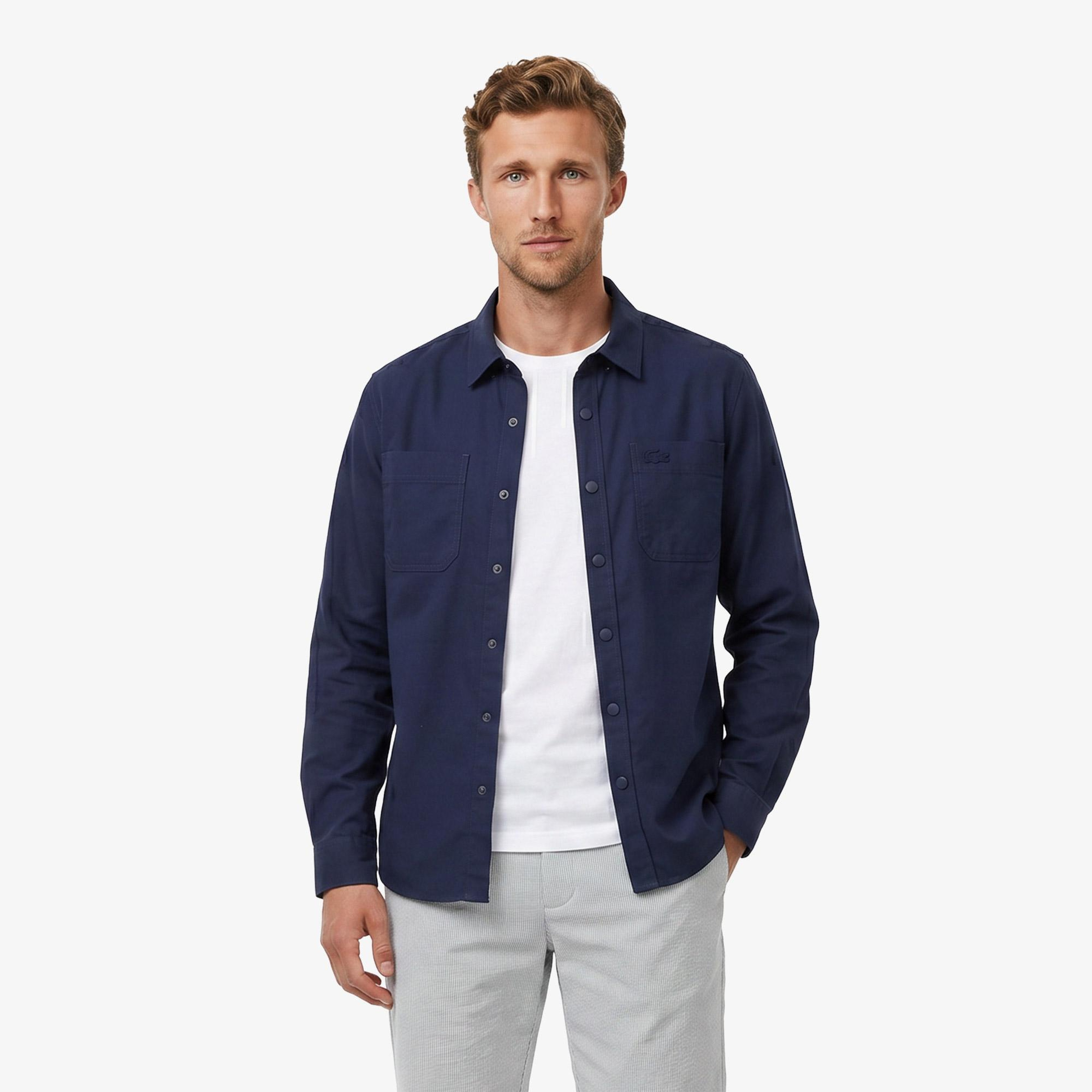 Erkek Regular Fit Lacivert Gömlek