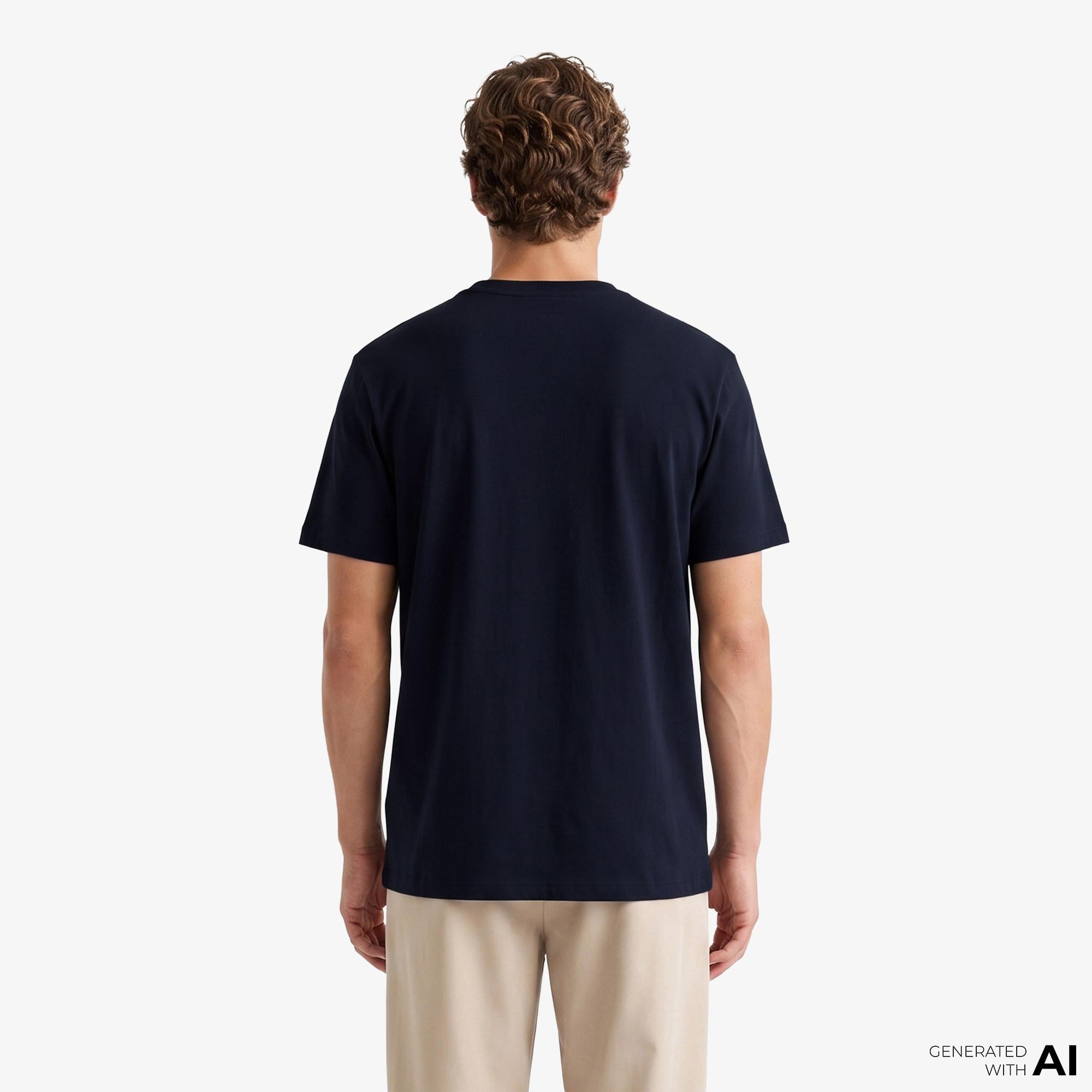 Fred Perry Crew Neck Erkek Lacivert T-Shirt