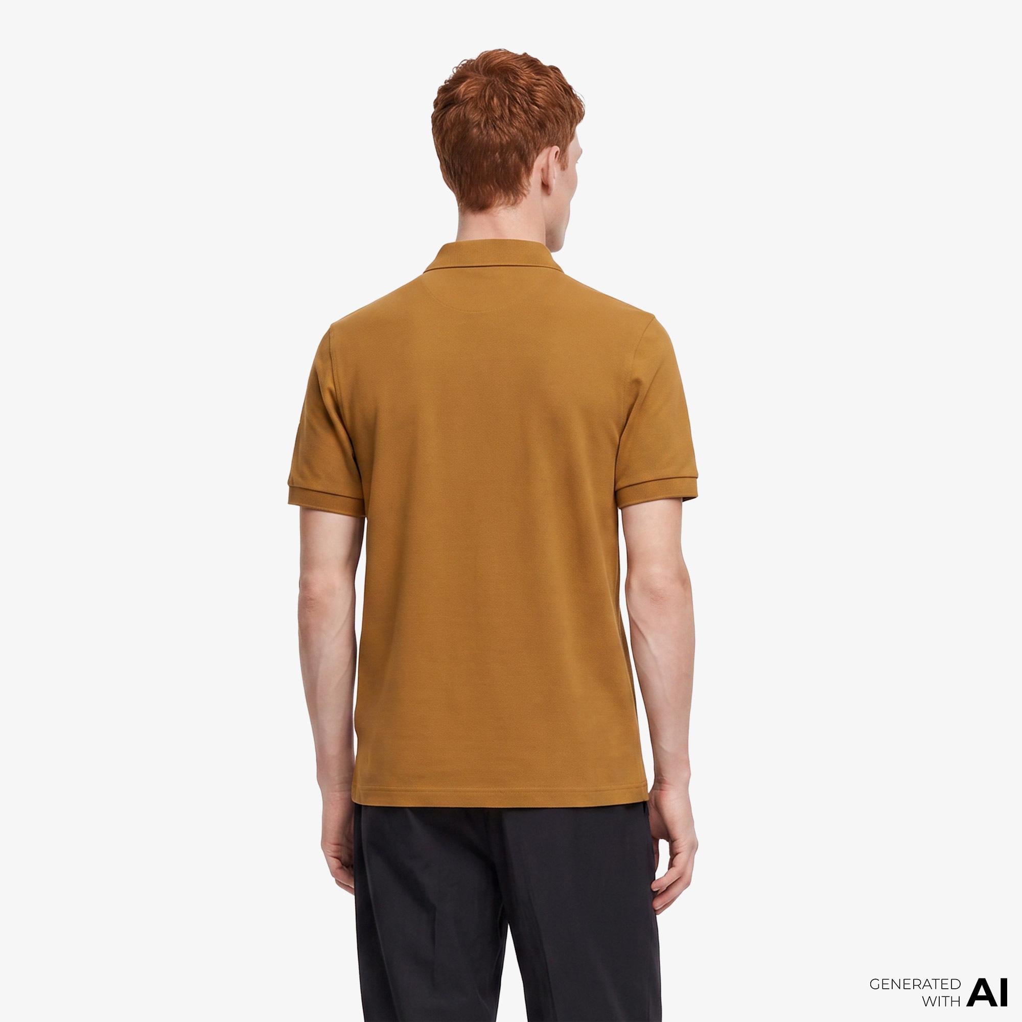 Fred Perry Erkek Kahverengi Polo