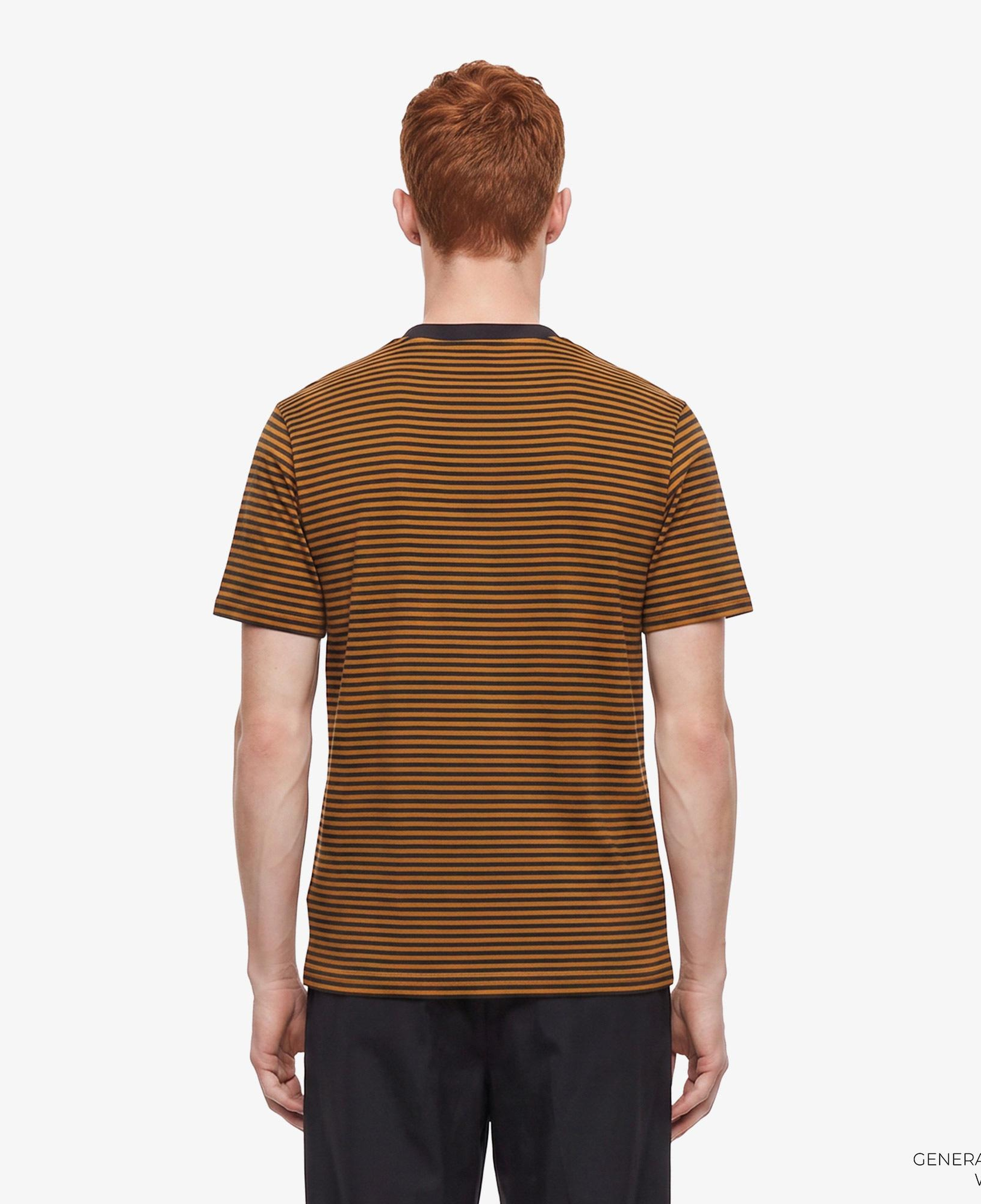 Fred Perry Fine Stripe Heavy Weight Erkek Siyah T-Shirt