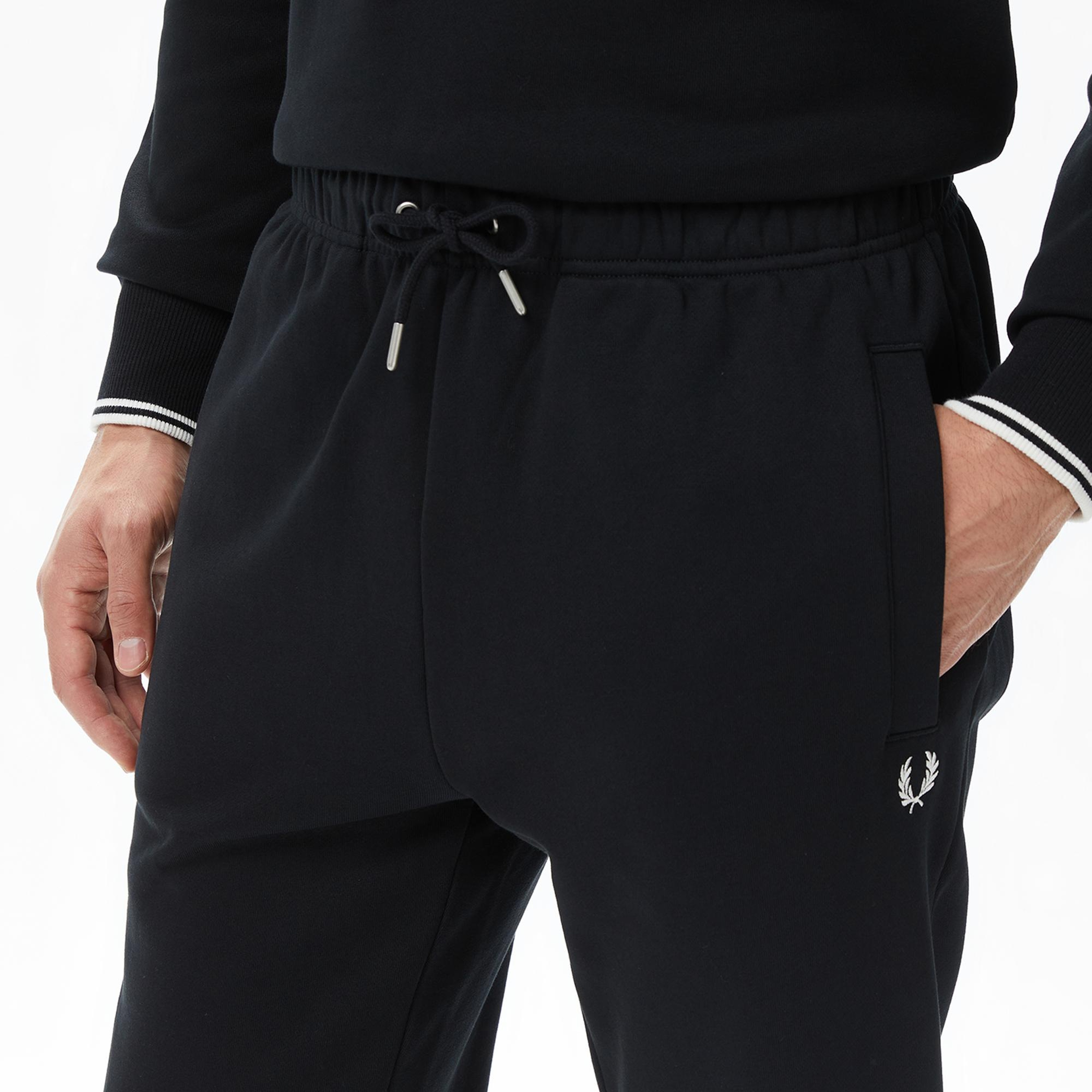 Fred Perry Classic Erkek Siyah Eşofman Altı